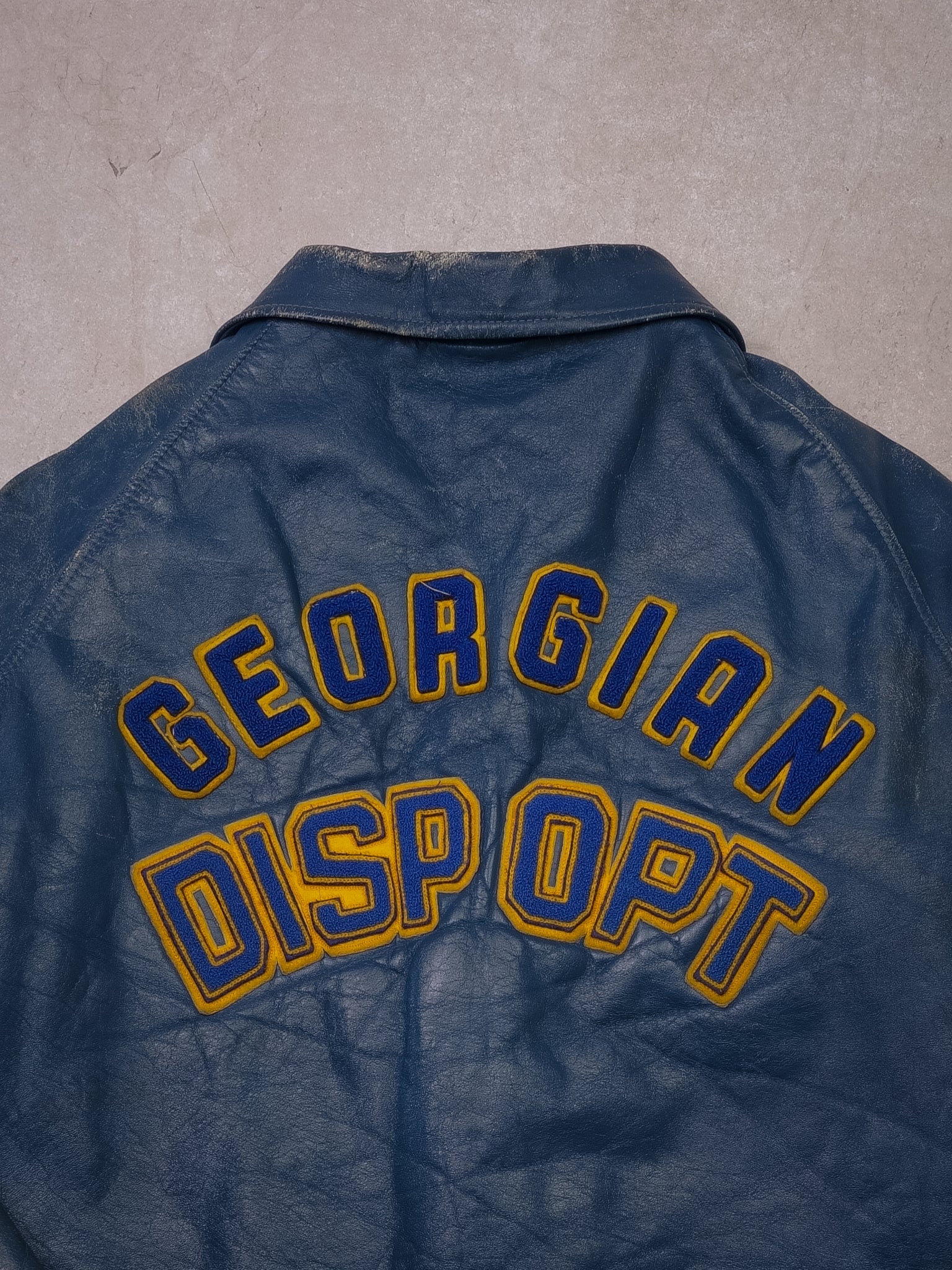 Vintage 80s Georgian College Leather Jacket (M/L)