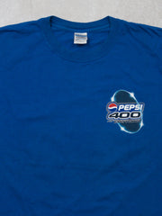 Vintage '02 Blue Pepsi Dayona 400 Racing Tee (L)