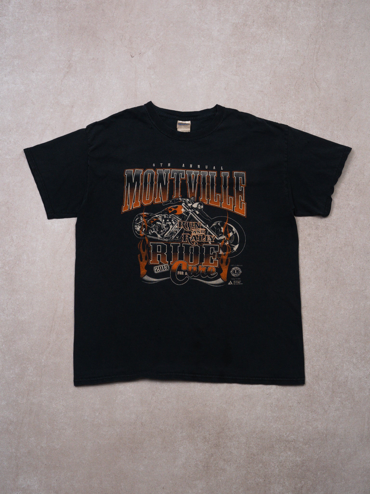2000's Black Montville Run + Rally Ride Tee (M)