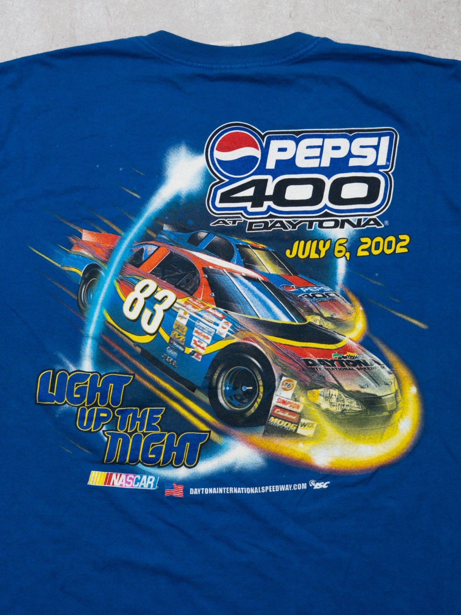 Pepsi Racing Vintage '02 Blue Pepsi Dayona 400 Racing Tee (L) – Rebalance Vintage