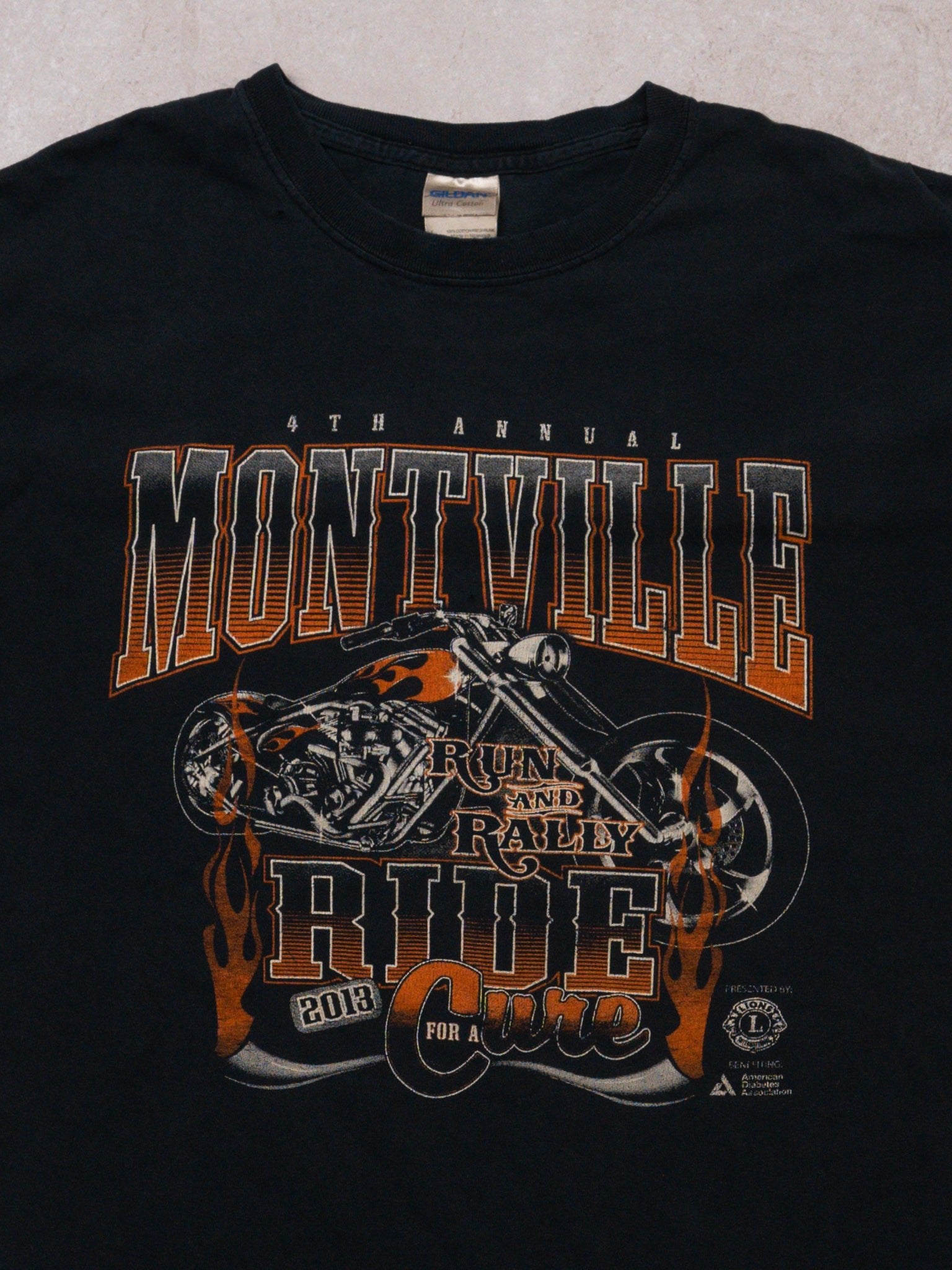 2000's Black Montville Run + Rally Ride Tee (M)