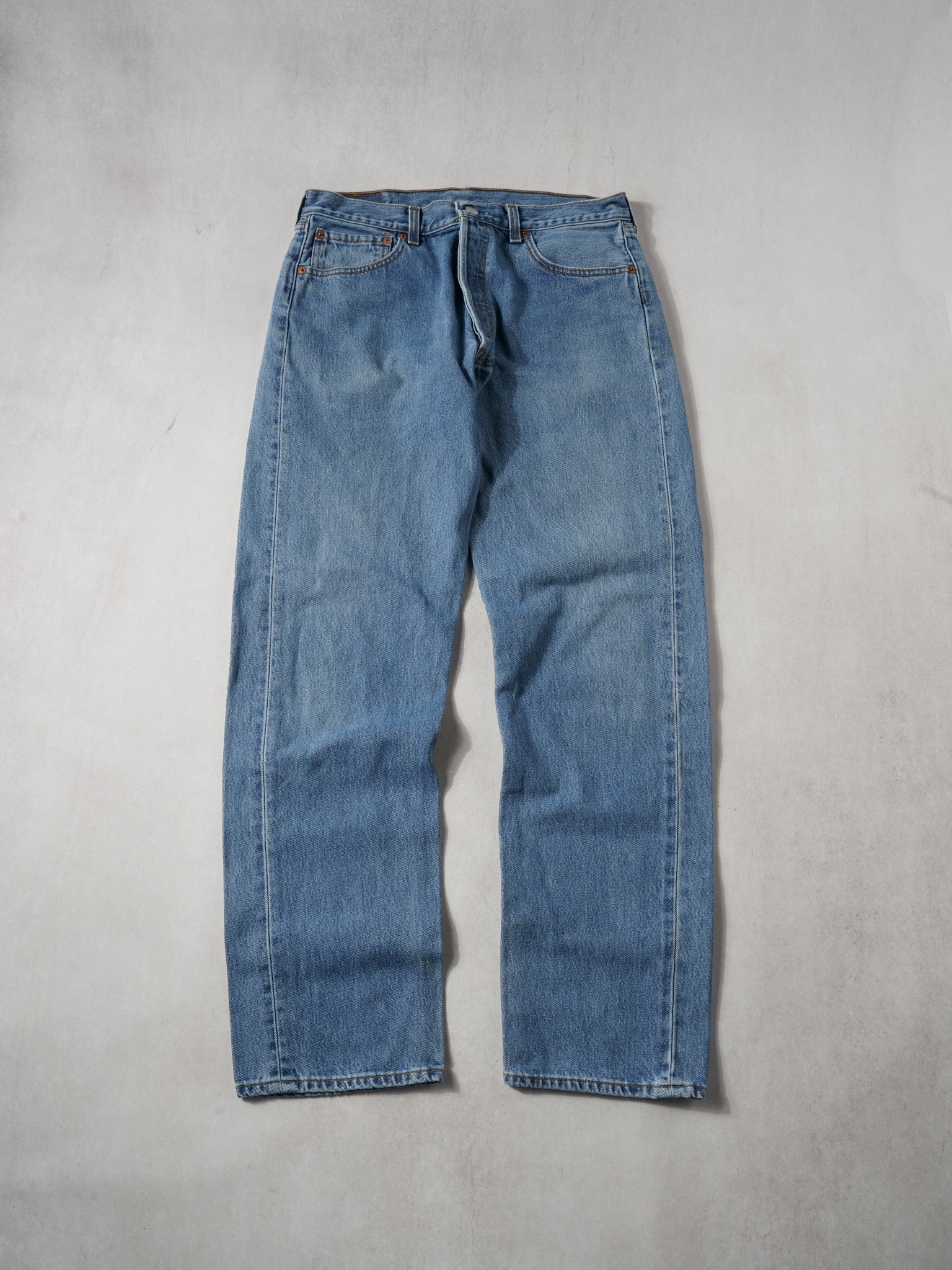 Vintage 90s Blue Levi's 501 Denim Jeans (32x32)