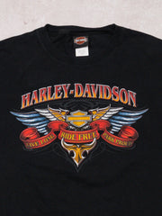 Vintage Black '06 Harley Davidson Atascadero California Tee (L)