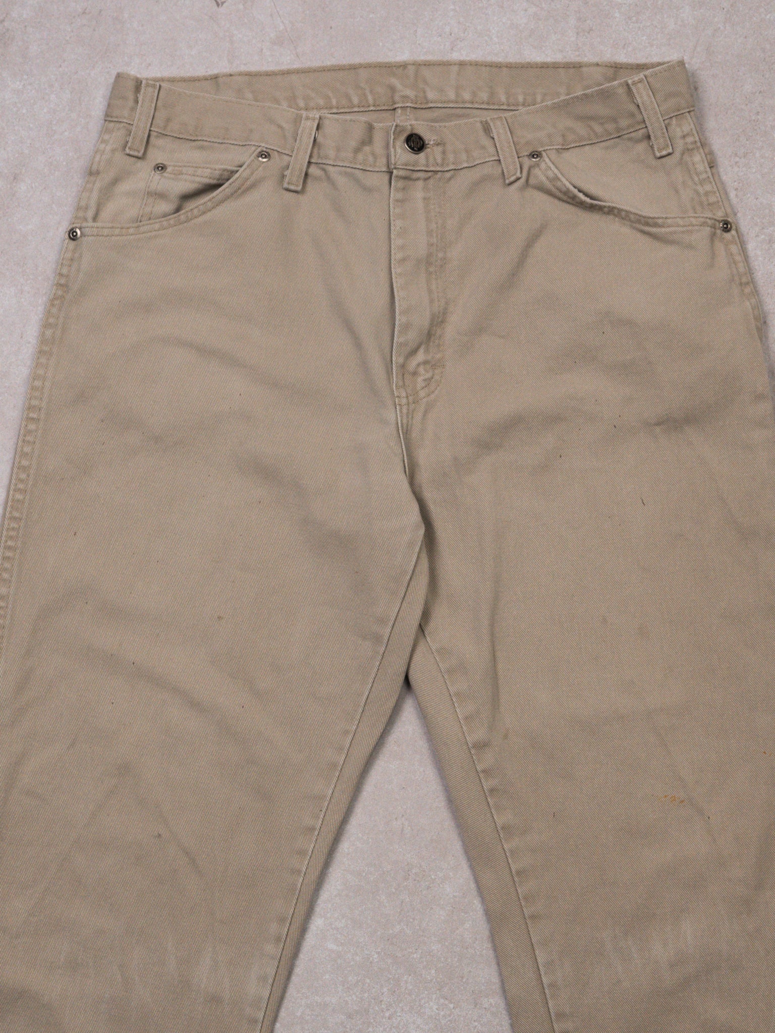 Vintage Light Beige Dickies Denim Pants (34 x 26)