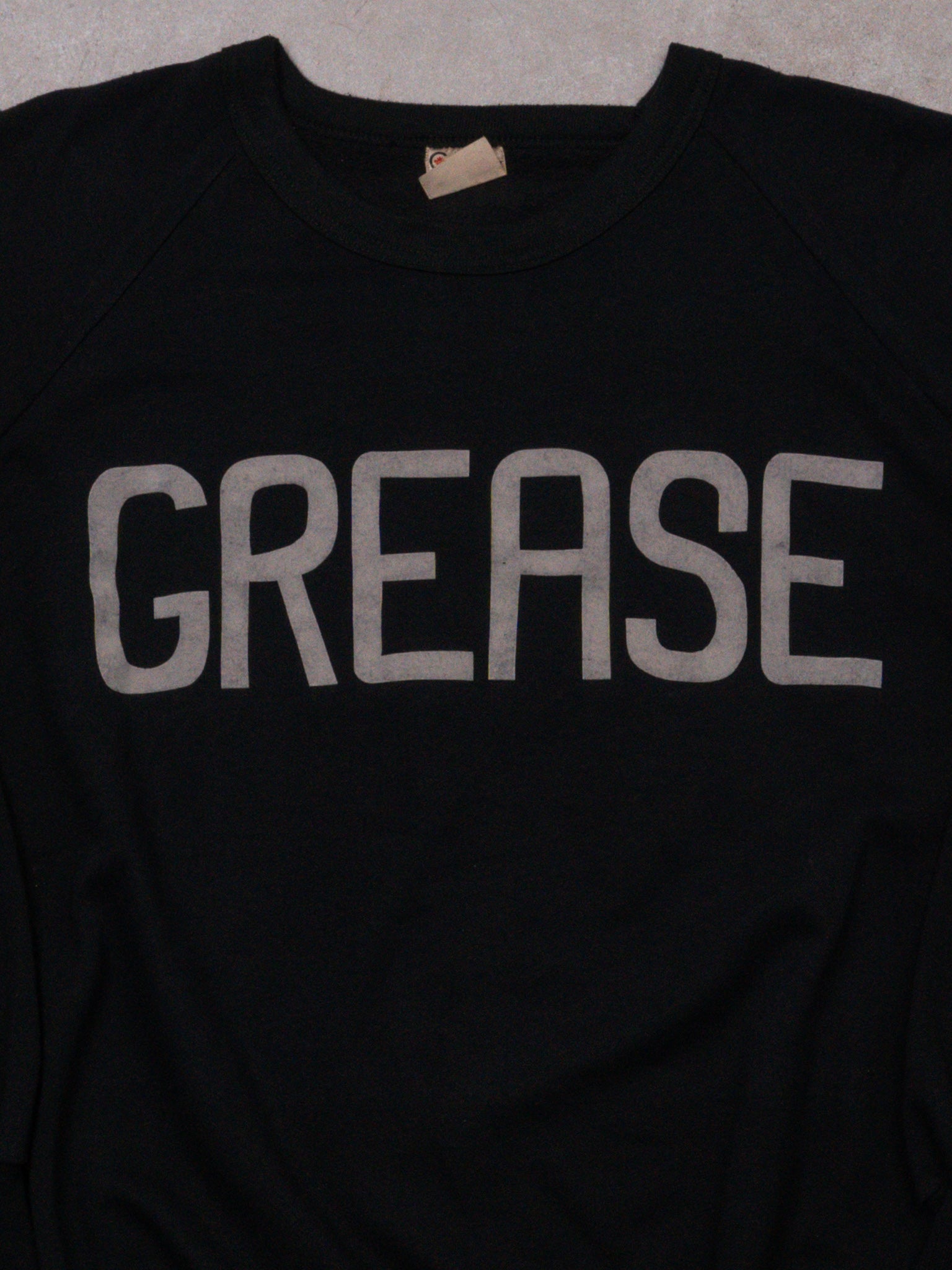 Vintage 80s Black Grease Crewneck (L)