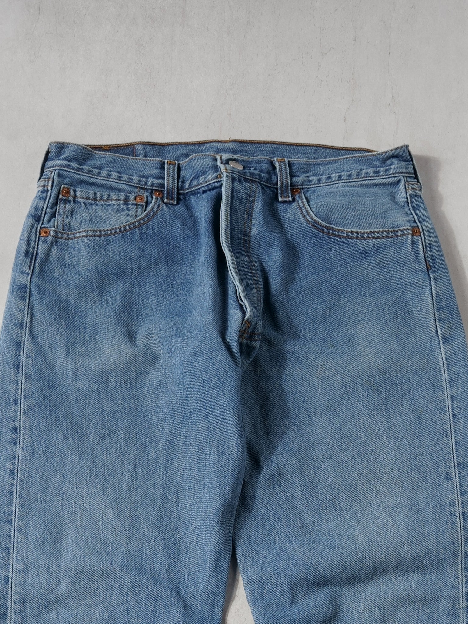 Vintage 90s Blue Levi's 501 Denim Jeans (32x32)