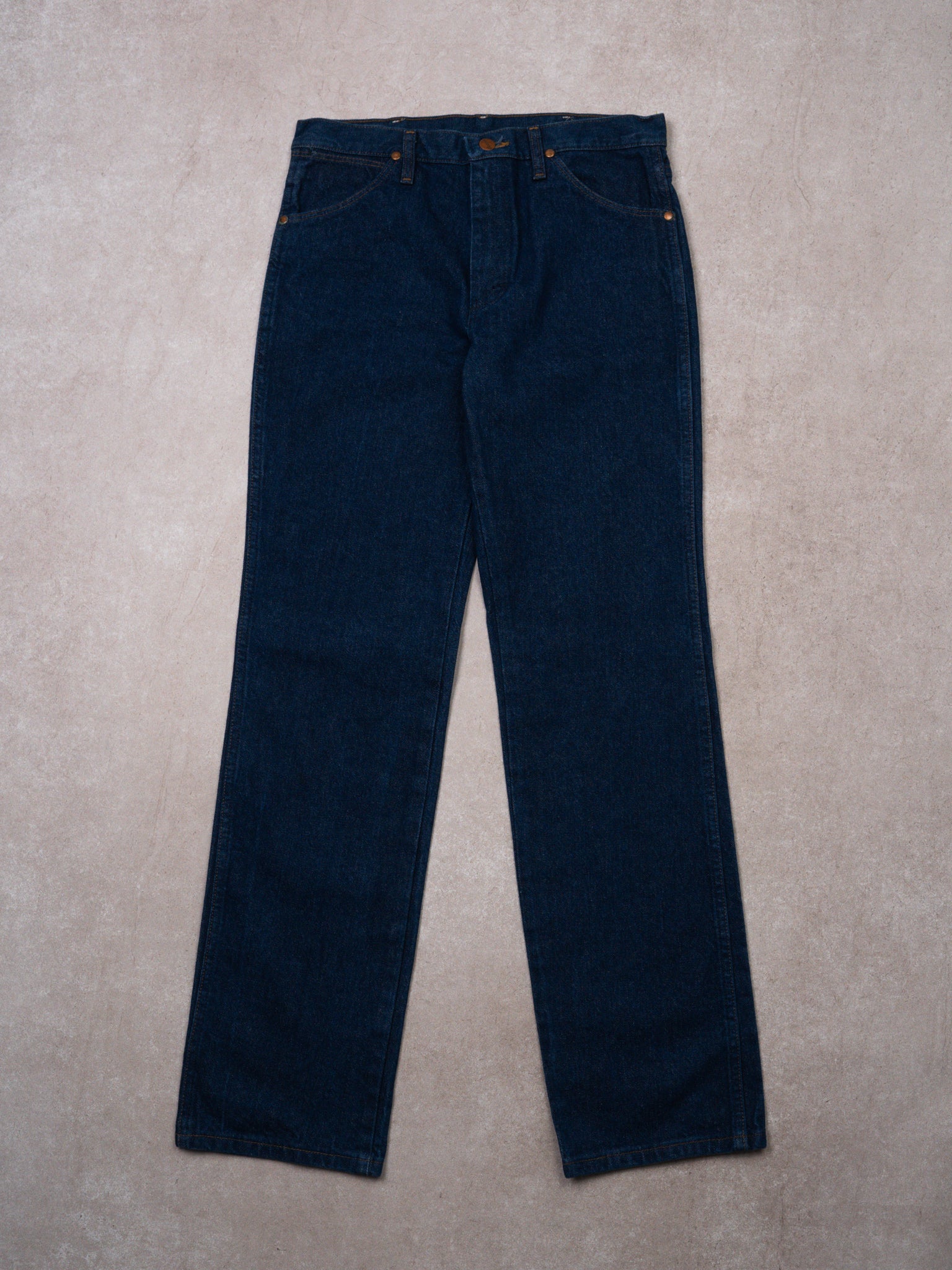Vintage 80s Wrangler Dark Blue Denim Jeans (30 x 32)