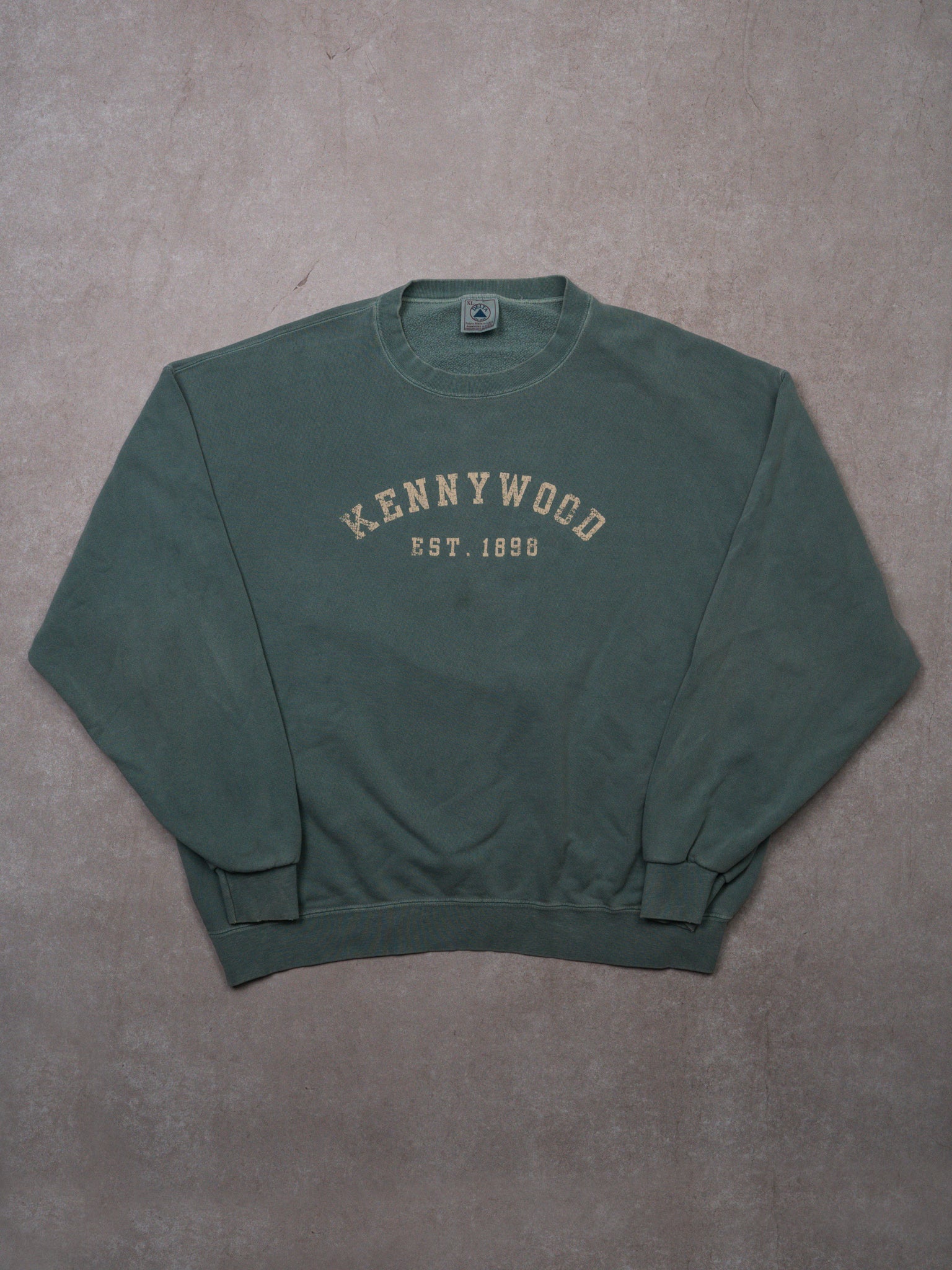 Vintage 90s Washed Blue Kennywood Crewneck (XXL)