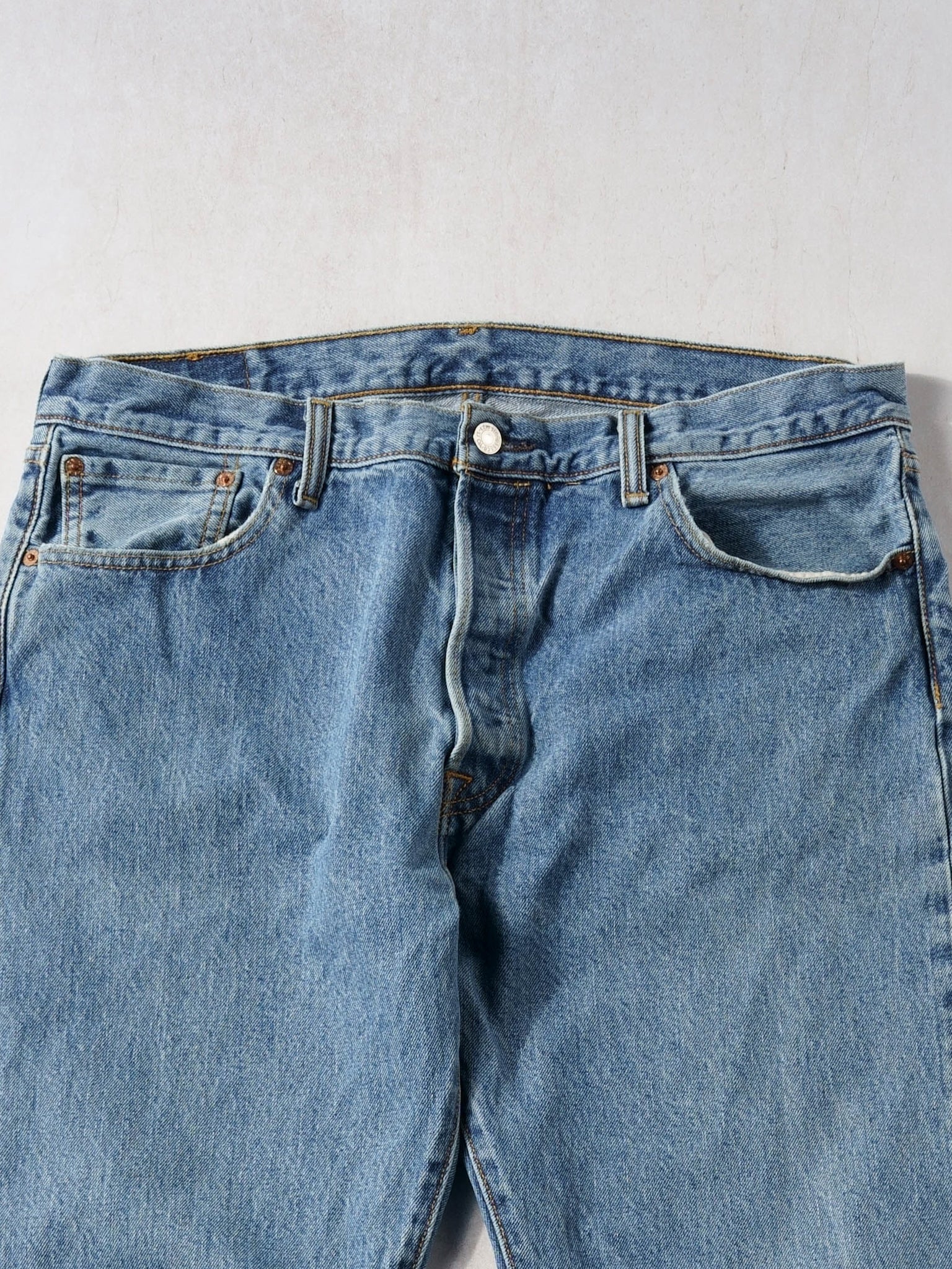 Vintage 90s Blue Levi's 501 Denim Jeans (36x31)