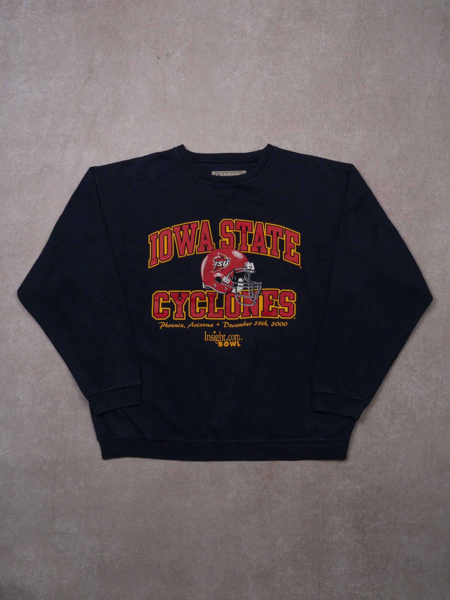 Vintage '00 Navy Iowa State Cyclones Crewneck (L)