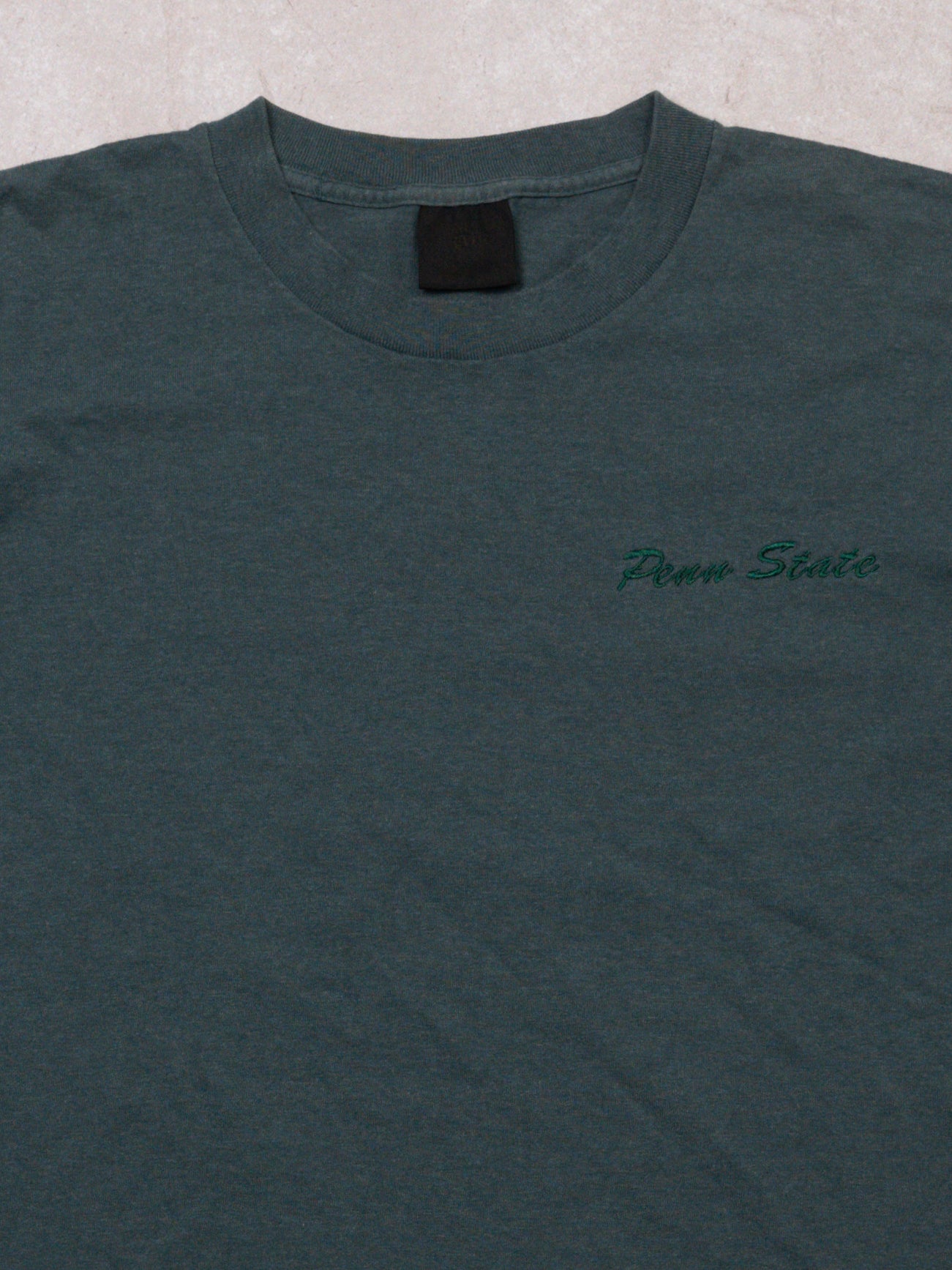 Vintage 90s Green Penn State Embroidered Tee (L)