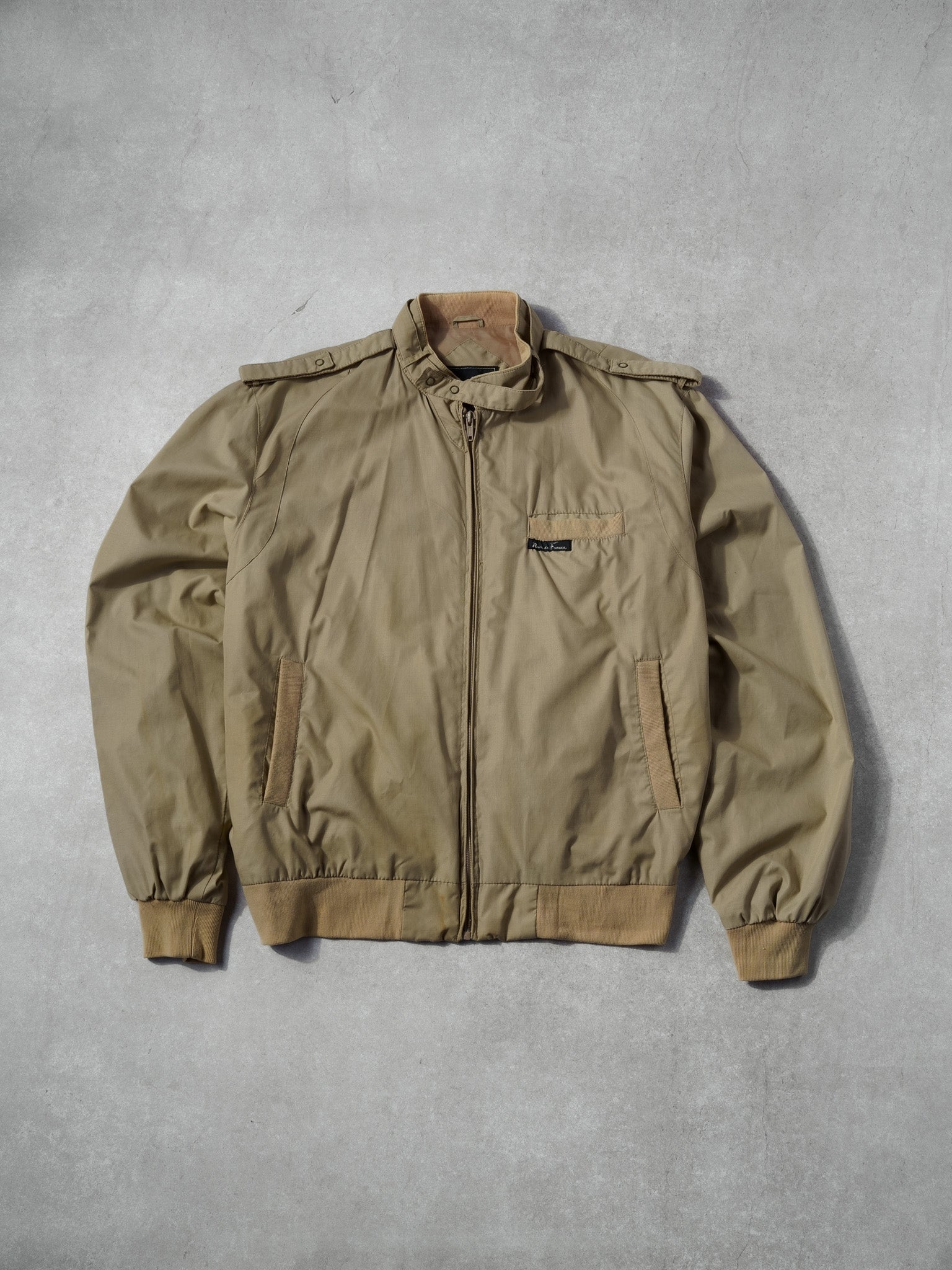 Vintage 90s Brown Reve da France Windbreaker Jacket (L)