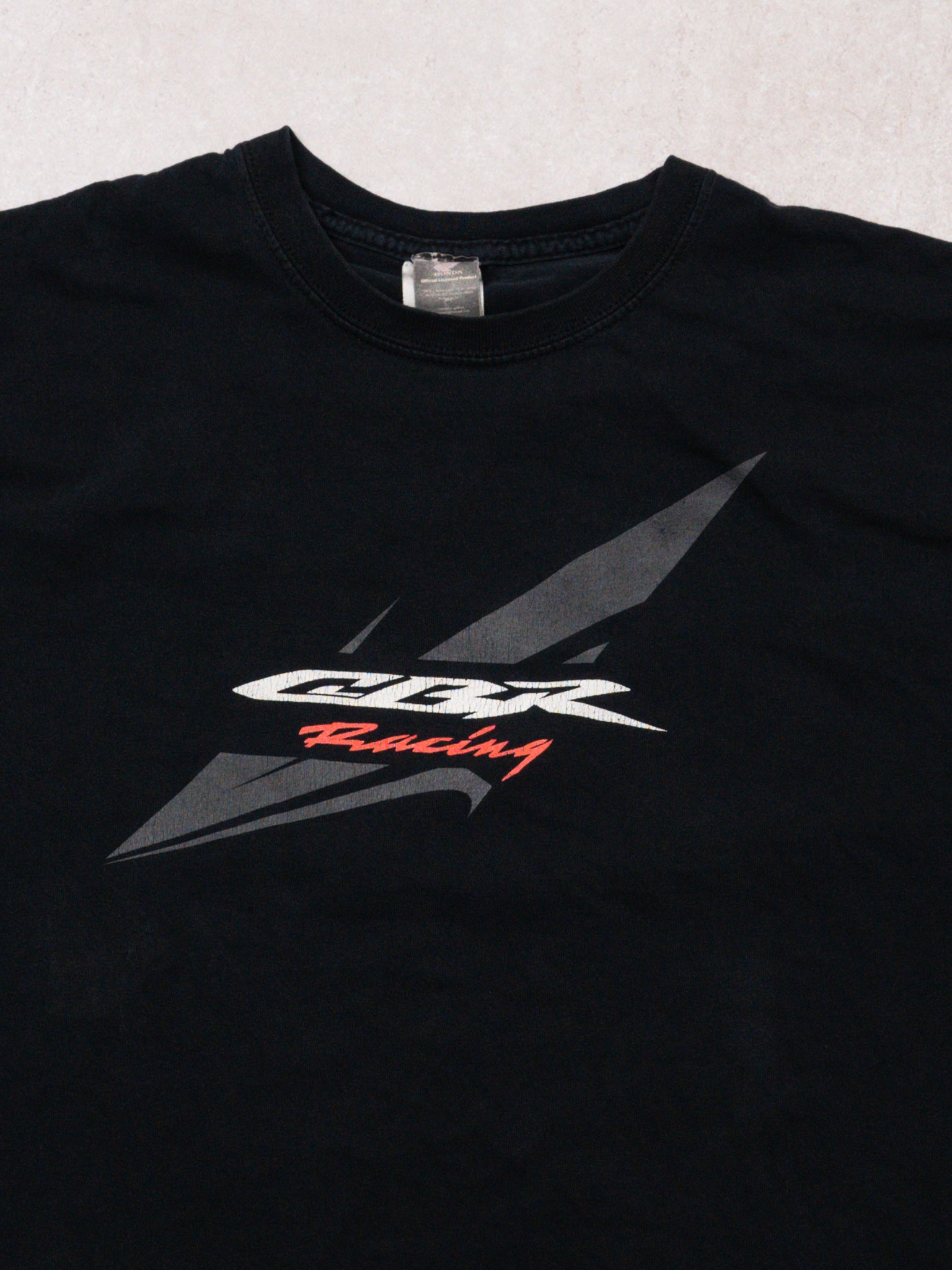 Vintage Black Honda CBR Racing Tee (L)