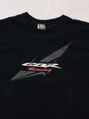 Vintage Black Honda CBR Racing Tee (L)