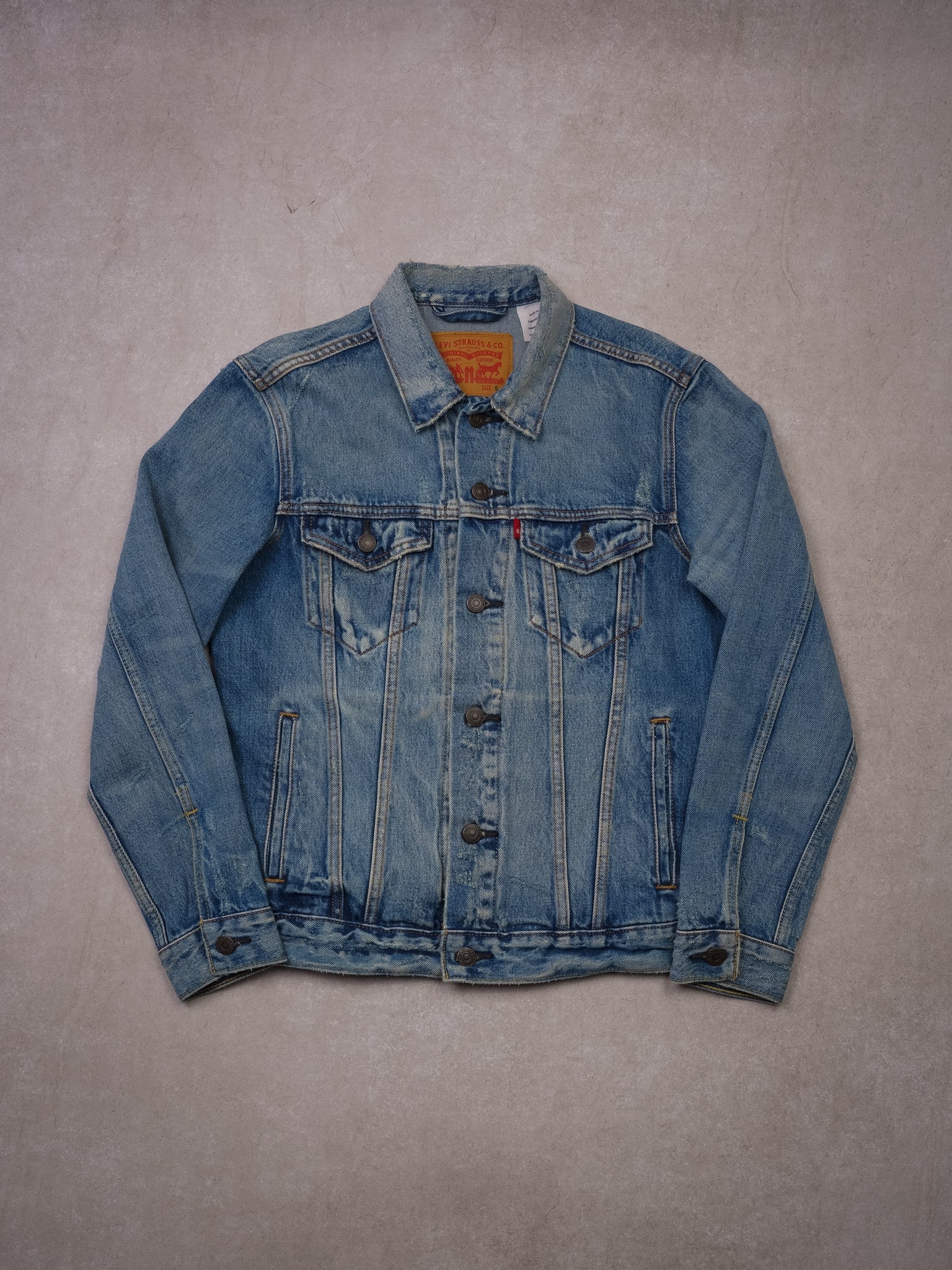 Vintage Washed Blue Levi's Denim Jacket (S)