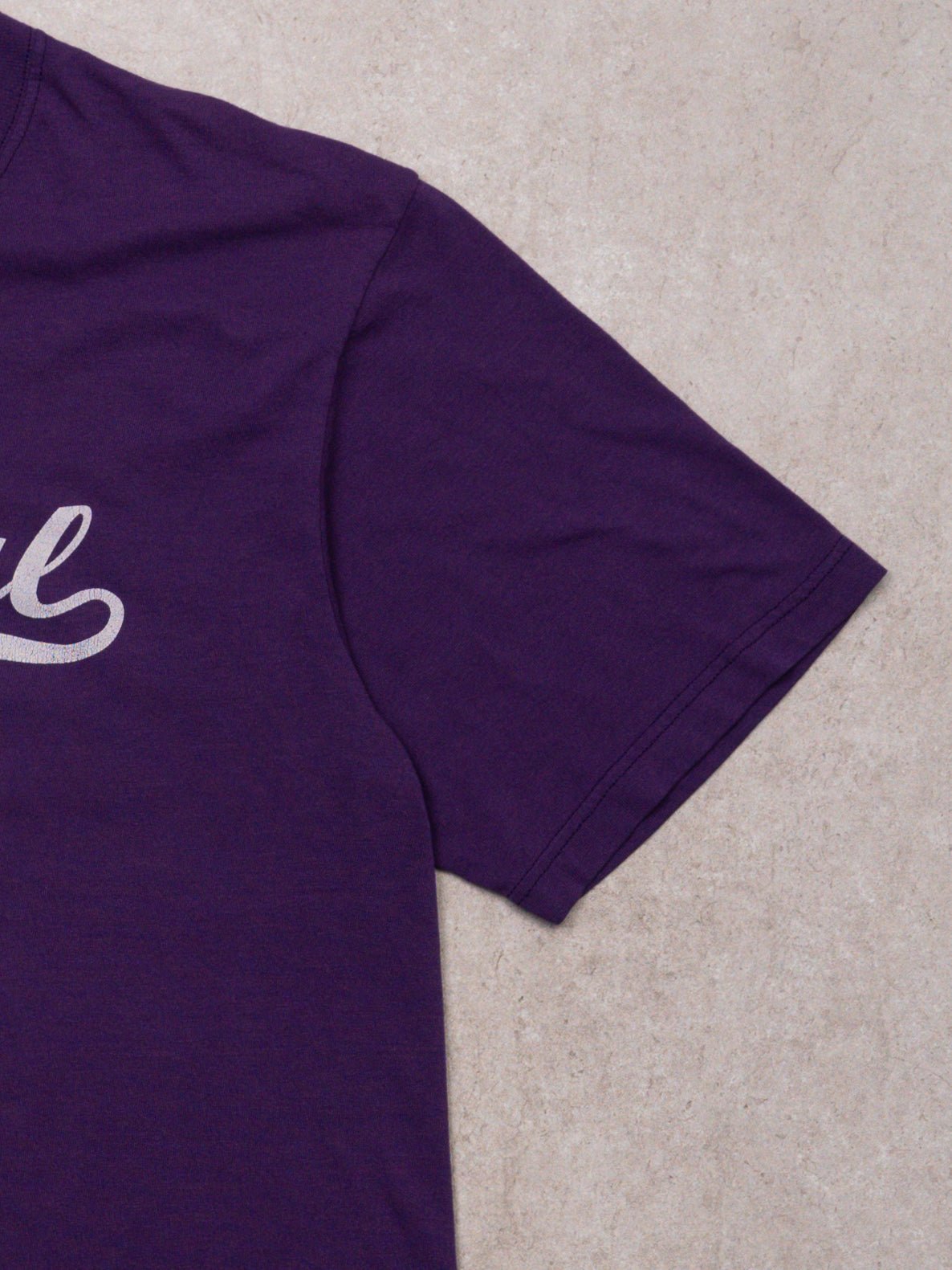 Vintage 90s Purple Single Stitch Capital University (M)