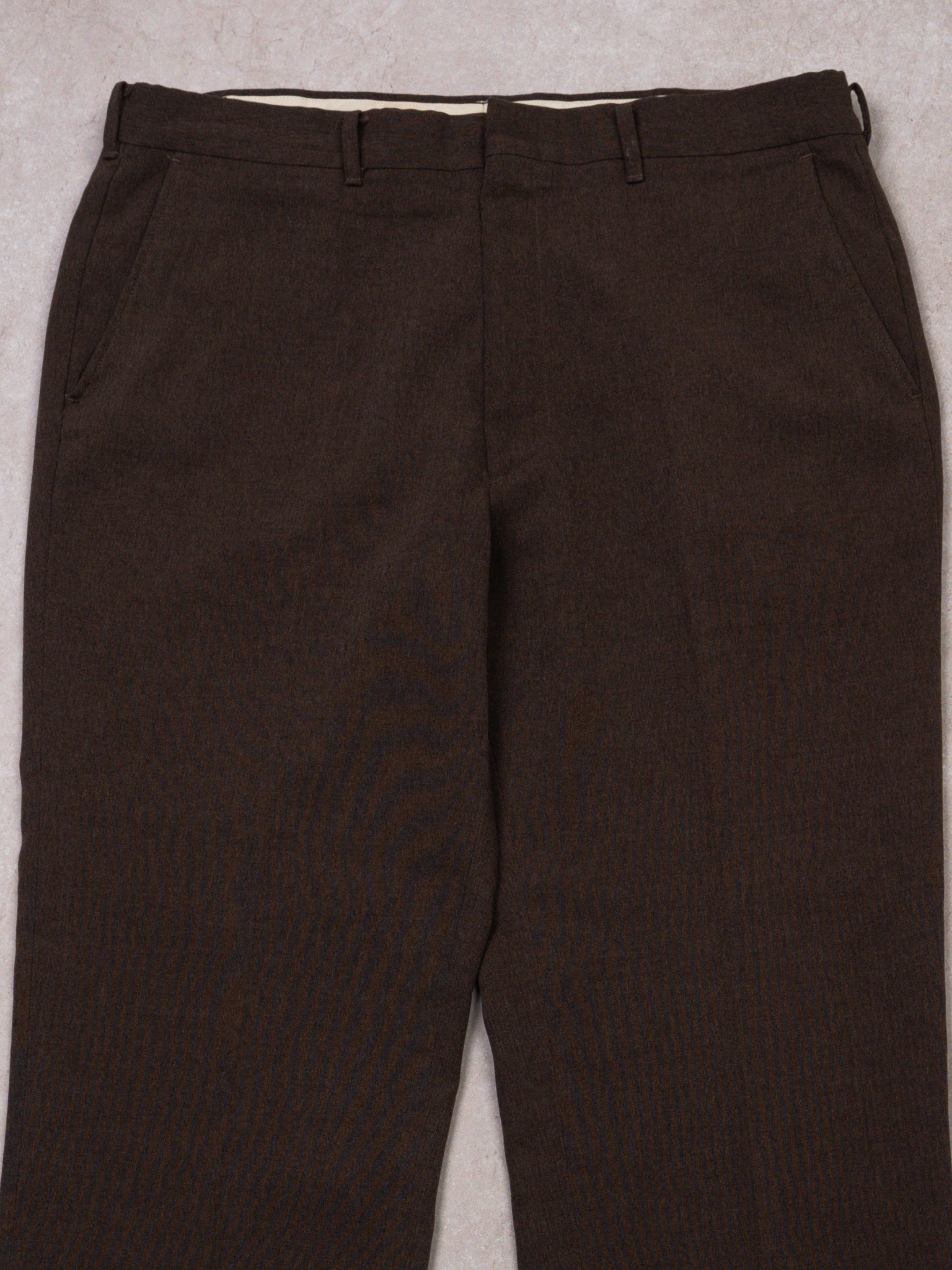 Vintage 70s Brown Botany Dress Pants (36 x 28)
