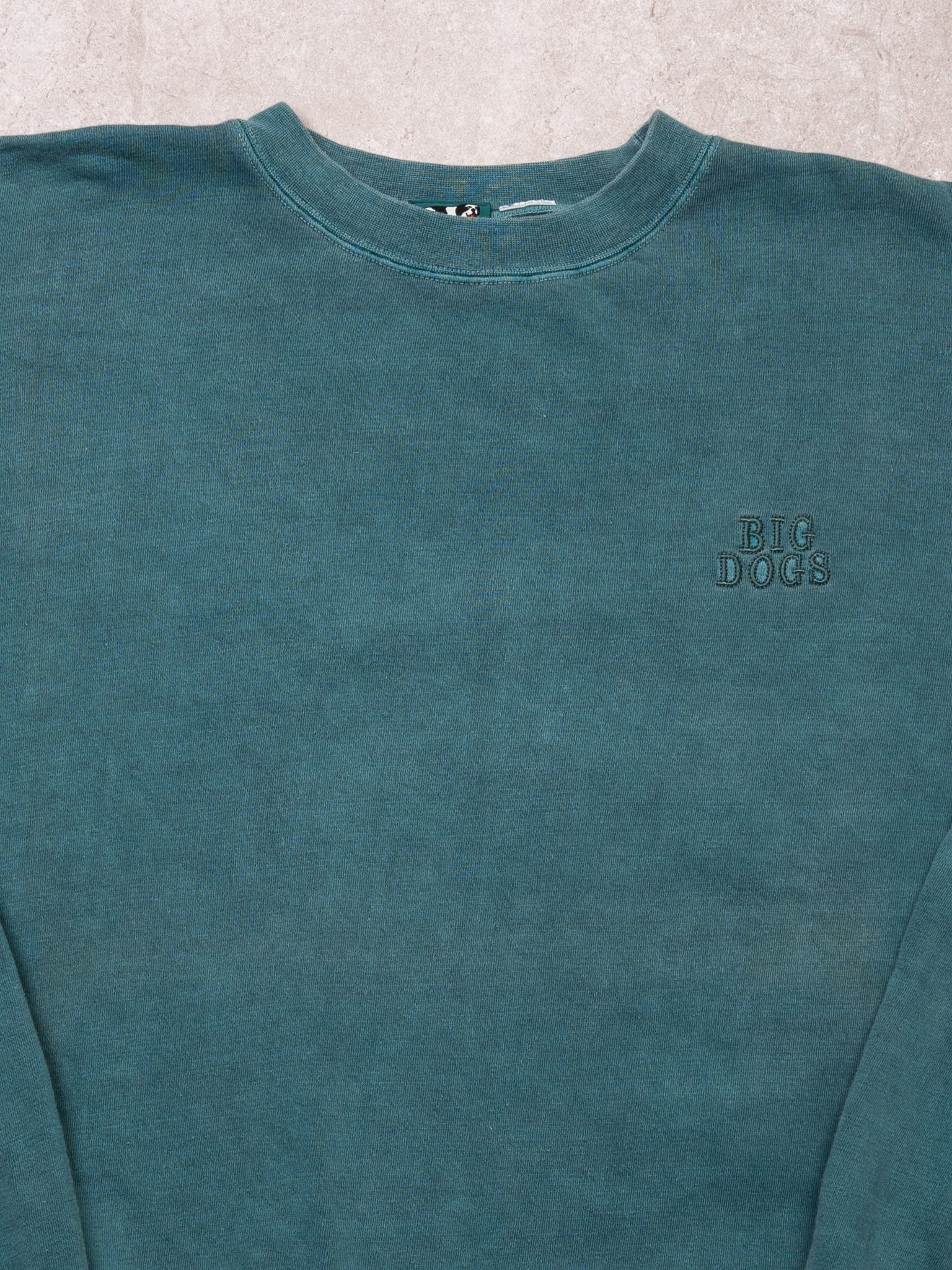 Vintage Washed Blue Big Dogs Santa Barbara CA Crewneck (XL)