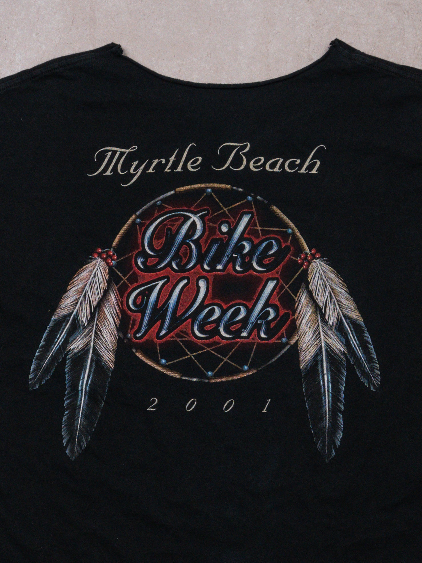 Vintage '01 Betty Boop Bike Week Myrtle Week Boxy Tee (L)