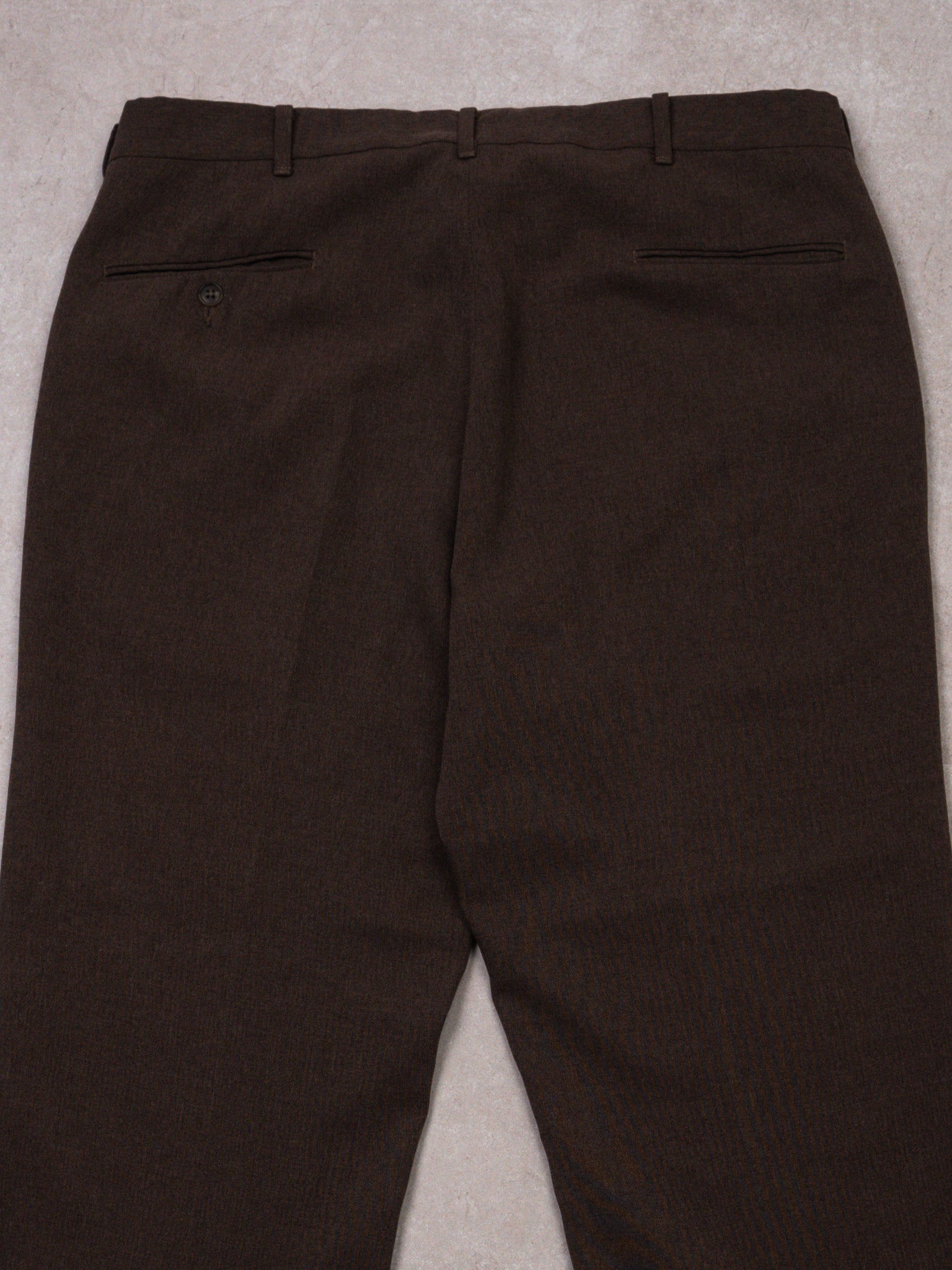Vintage 70s Brown Botany Dress Pants (36 x 28)