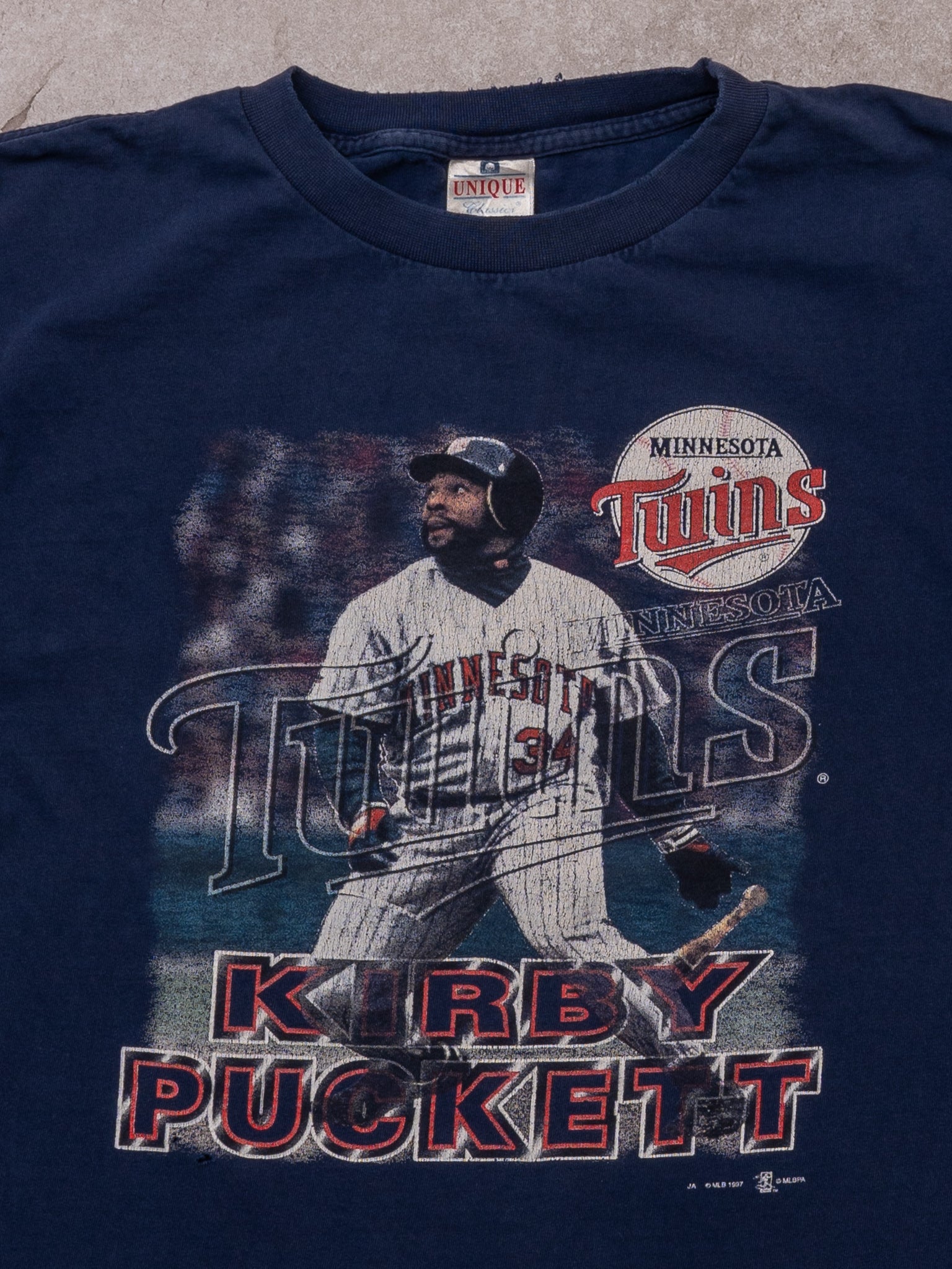Vintage '97 Kirby Puckett Twins MLB Baby Tee (XS)