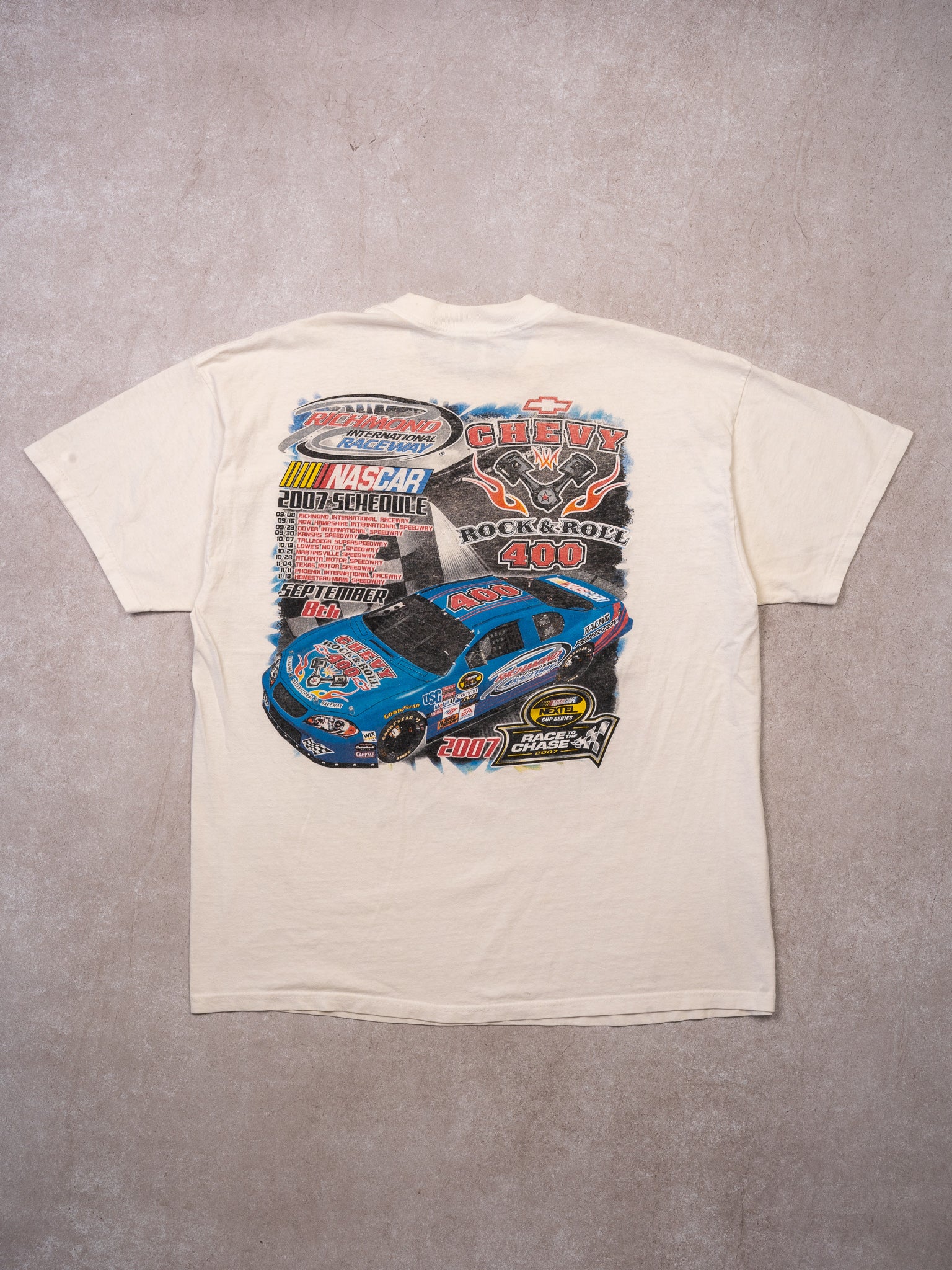 Vintage '07 Richmond International Raceway Chevy 400 Tee (L)