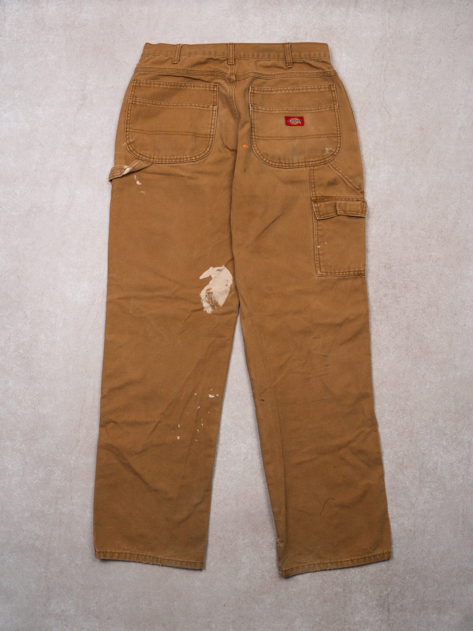 Vintage Rugged Camel Dickies Double Knee Cargo Pants (32 x 32)
