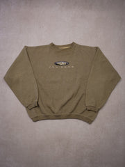 Vintage Beige Jay Peak Knit Crewneck (L)