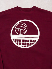 Vintage '96 Maroon Volleyball Haworth Champions Crewneck (L)