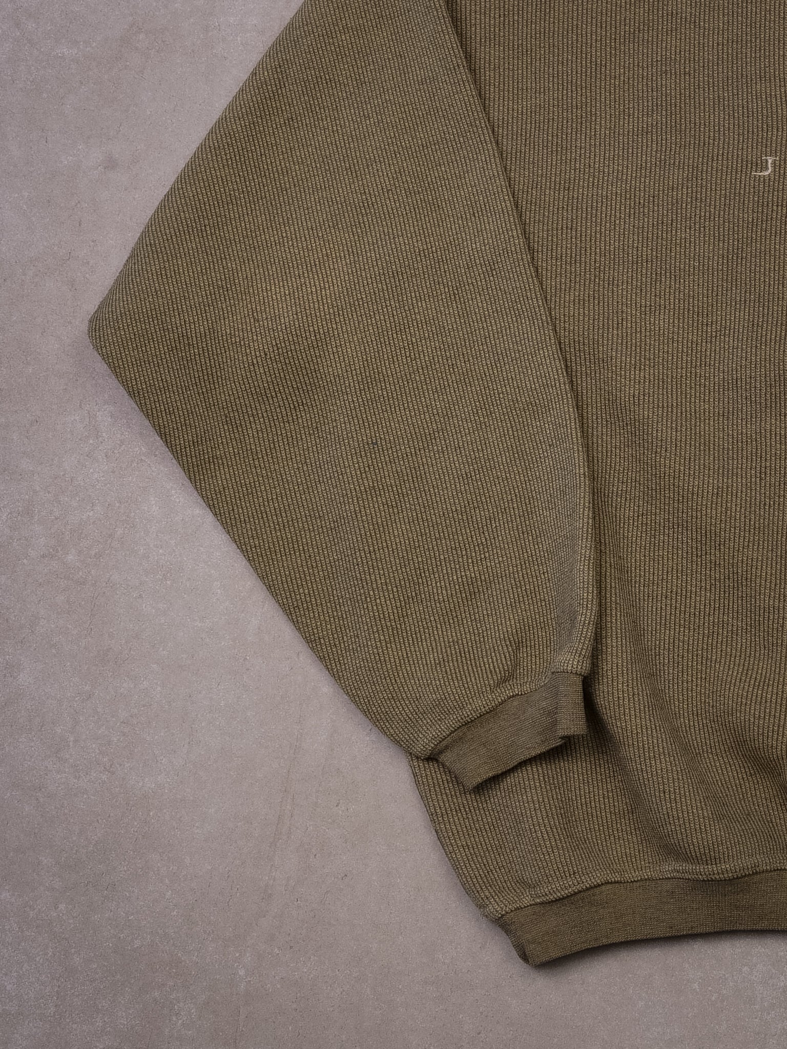 Vintage Beige Jay Peak Knit Crewneck (L)