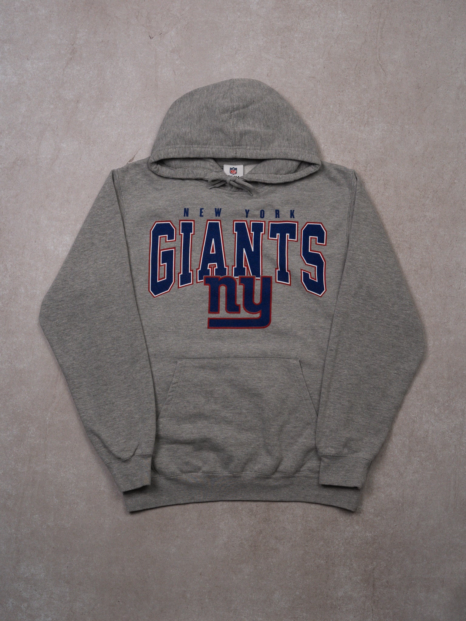 Vintage Grey NY Giants NFL Hoodie (M)