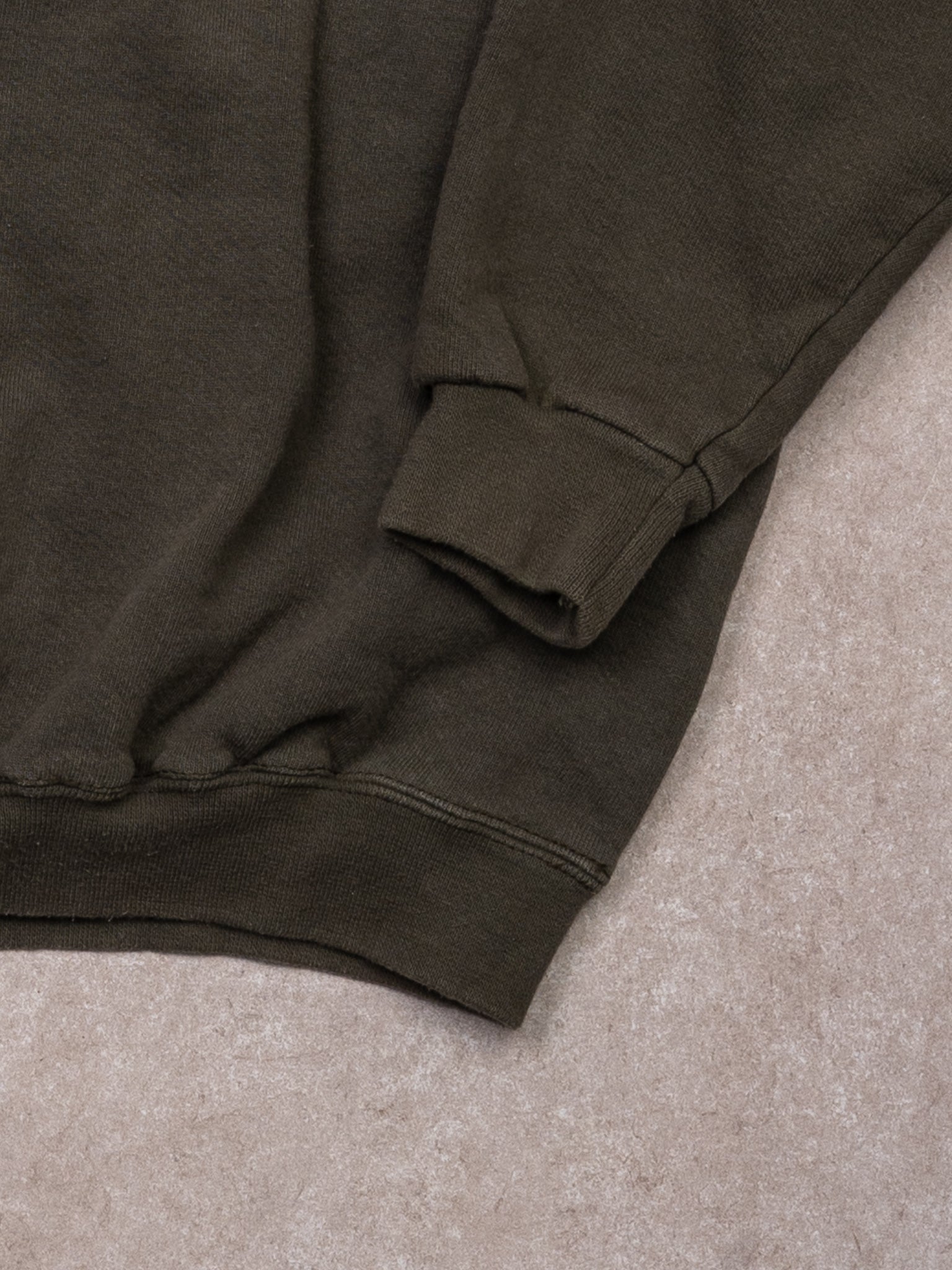 Vintage 90s Moss Green Mackinac Island Compass Crewneck (L)