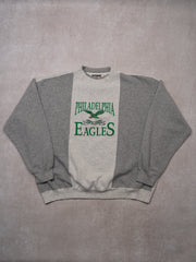 Vintage Grey Philadelphia Eagles x Lee Sports Crewneck (XXL)