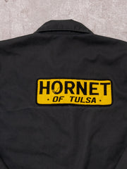 Vintage 70s Grey Hornet Tulsa Gas Workwear Jacket (S)