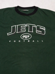 Vintage 90s Green Jets Football Shirt (XL)