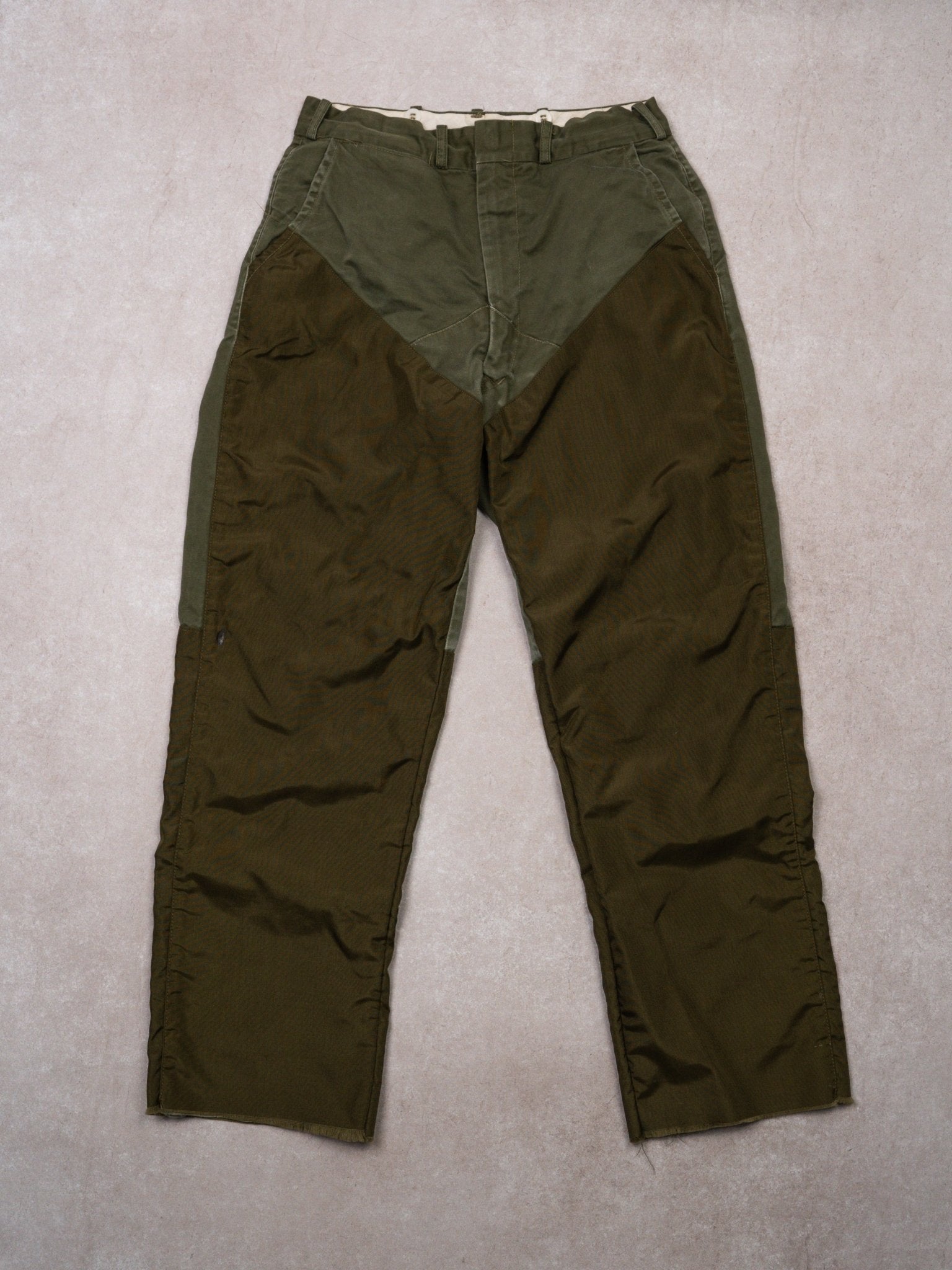 Vintage Army Green Layered Duxbak Pants (30 x 30)