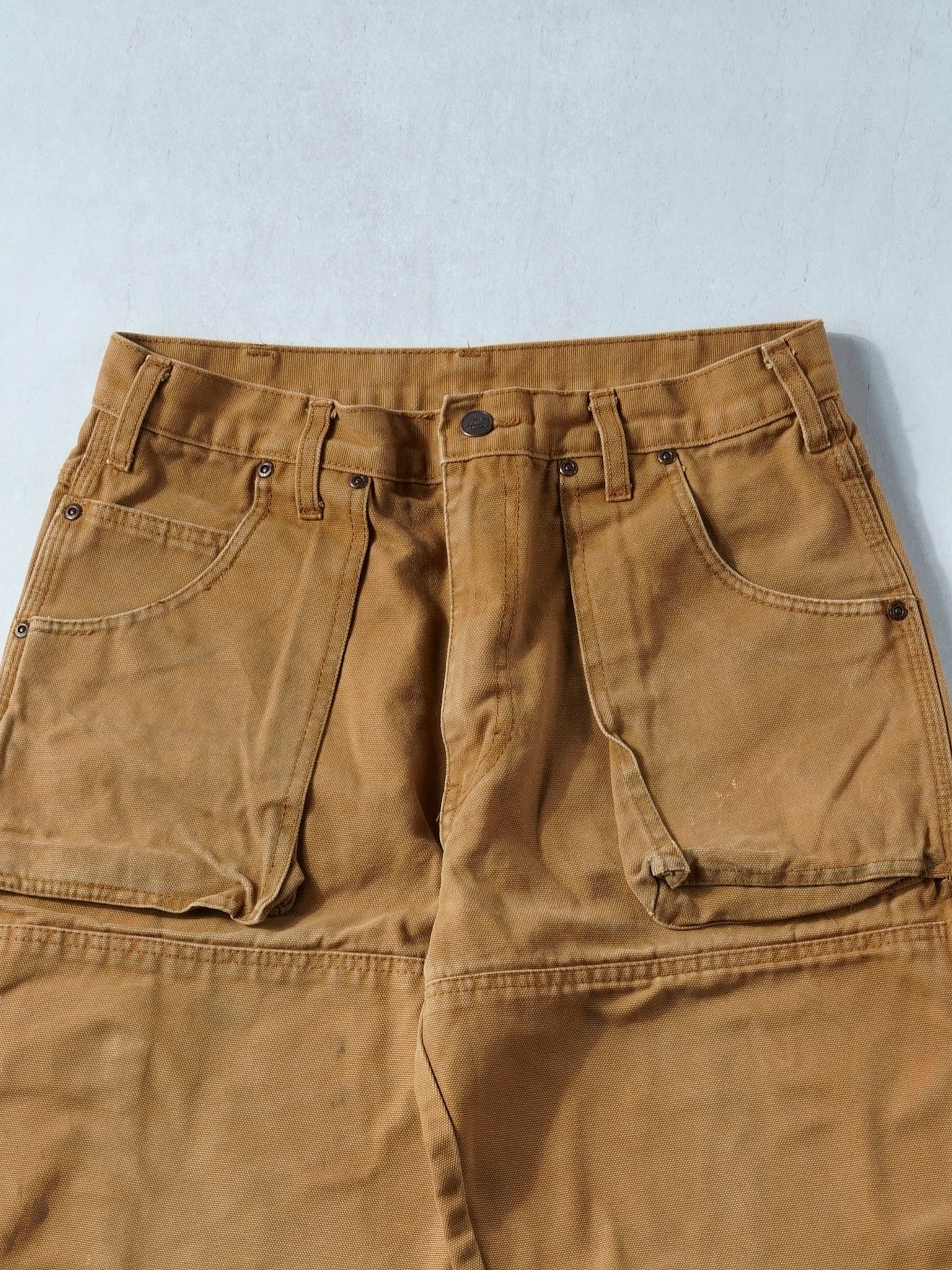 Vintage 90s Khaki Dickies Double Knee Carpenter Pants (32x31)