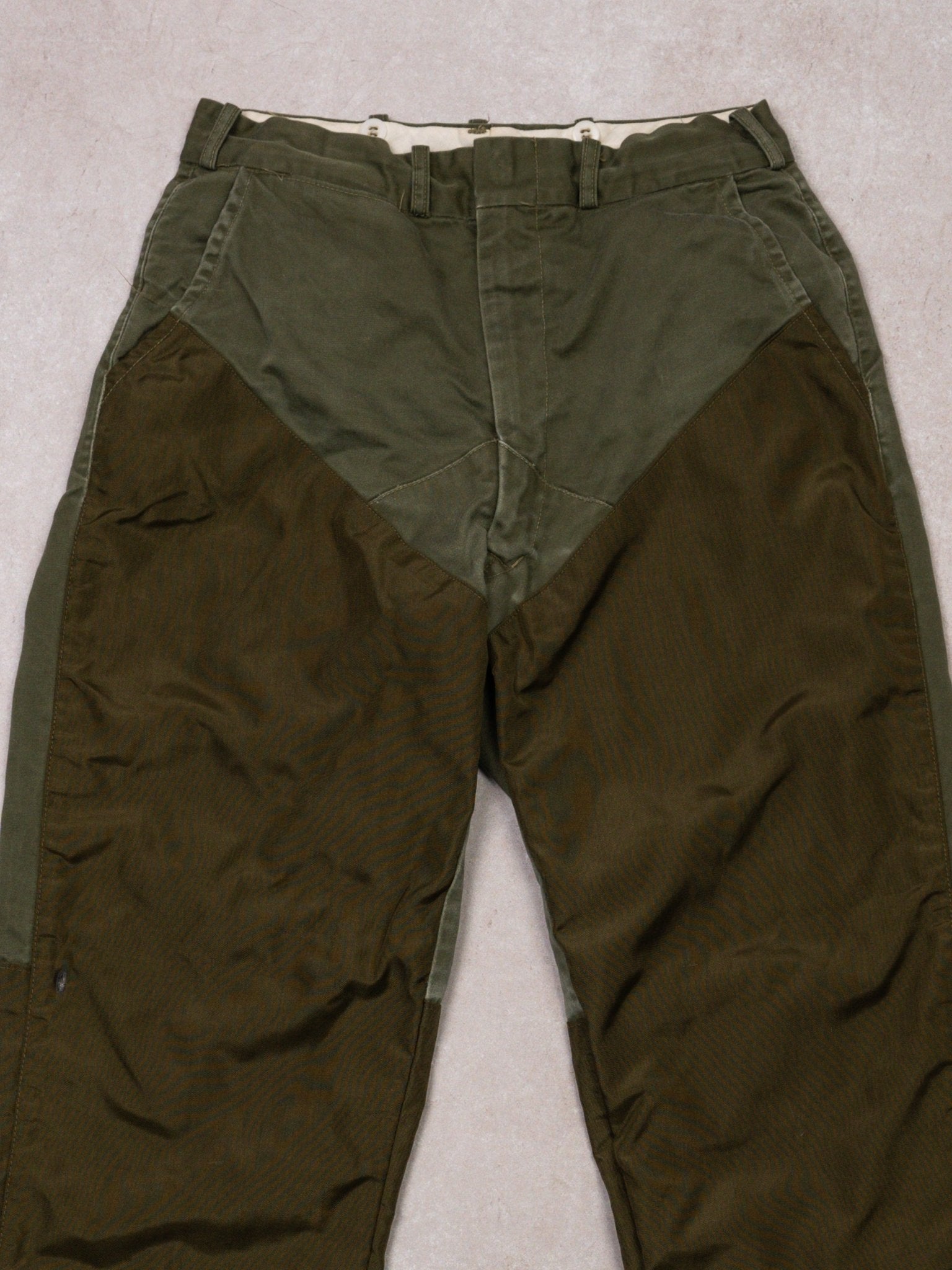 Vintage Army Green Layered Duxbak Pants (30 x 30)