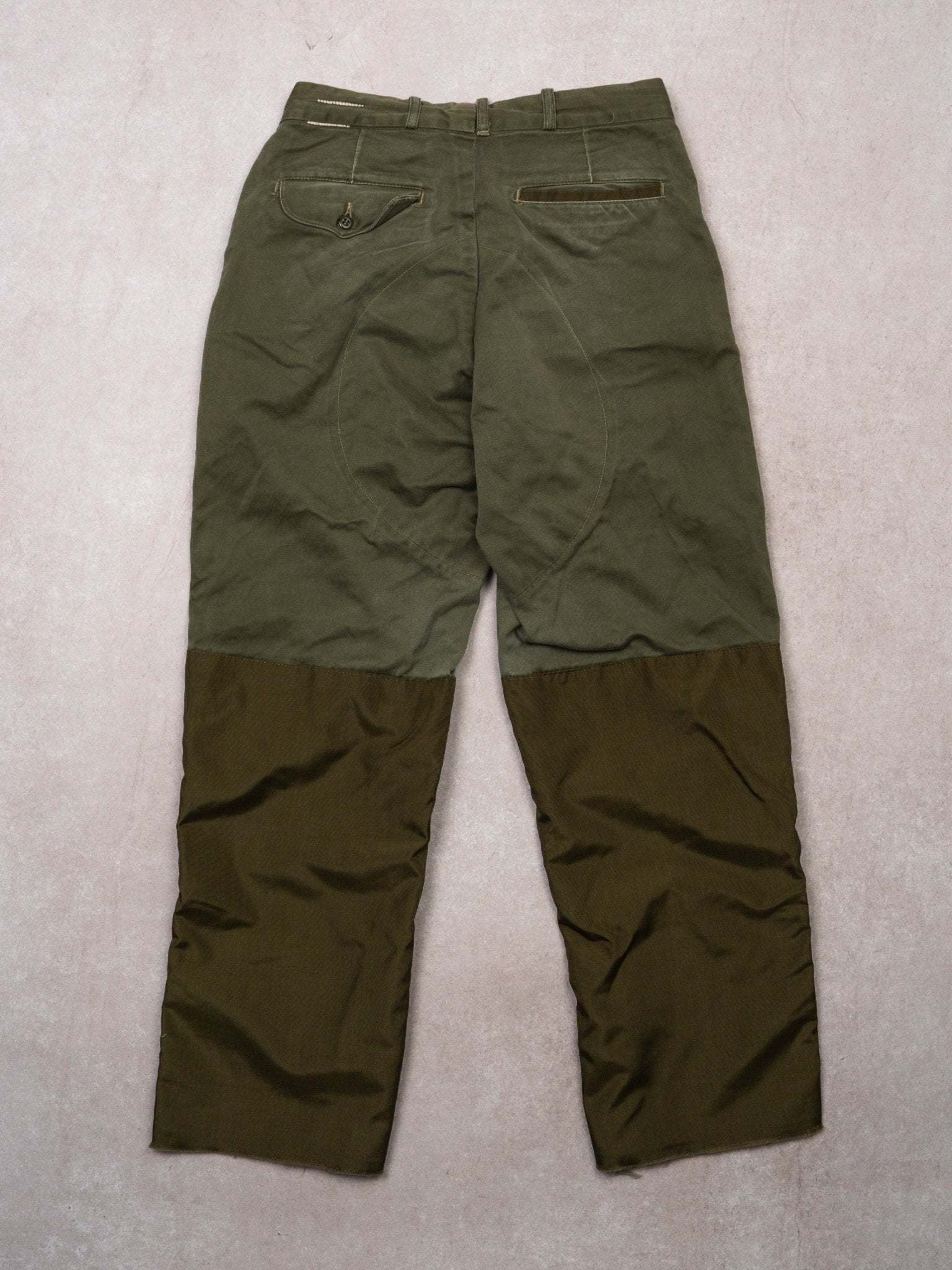 Vintage Army Green Layered Duxbak Pants (30 x 30)