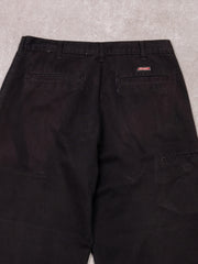 Vintage Black Dickies Double Knee Workwear Pants (32 x 28)