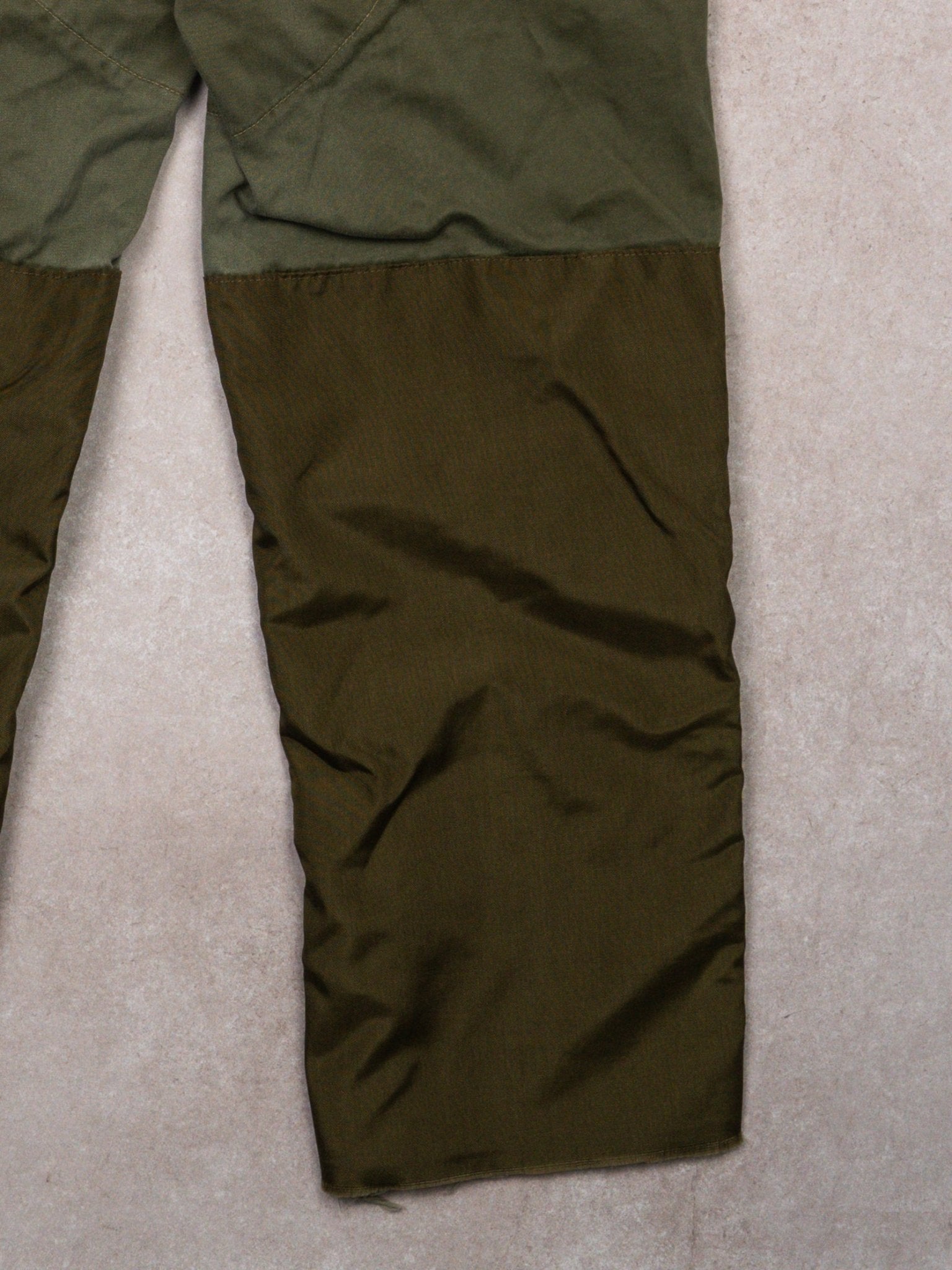 Vintage Army Green Layered Duxbak Pants (30 x 30)