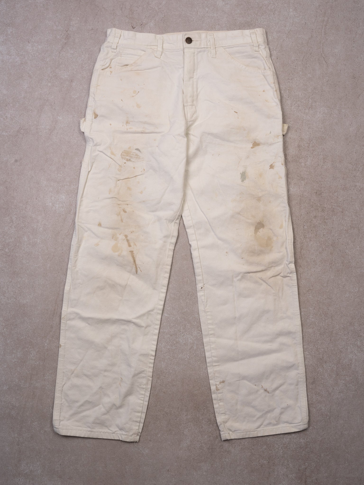 Vintage White Paint Splashed Dickies x Sherwin Williams Cargo Pants (32 x 30)