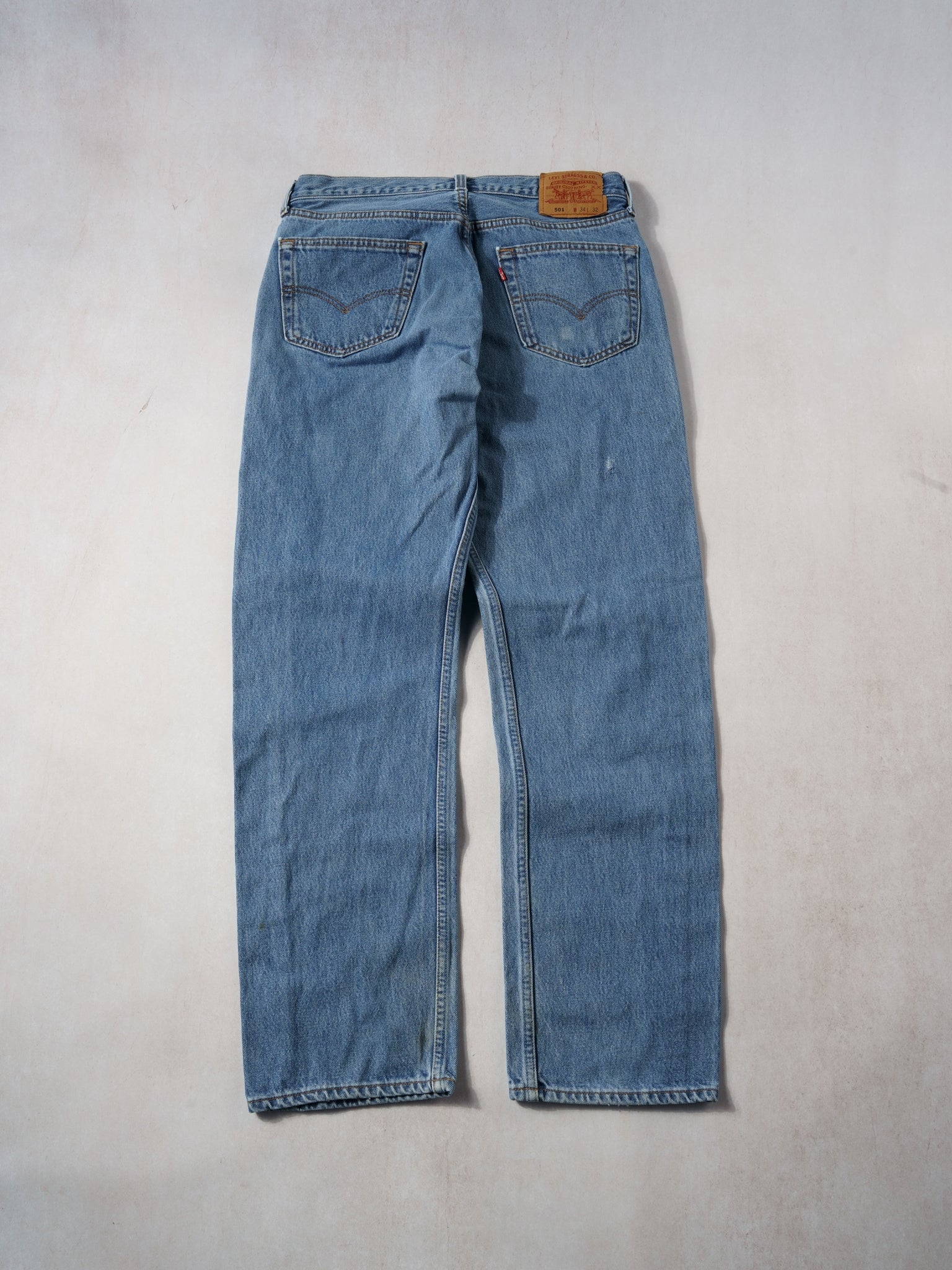 Vintage 90s Blue Levi's 501 Denim Jeans (32x32)