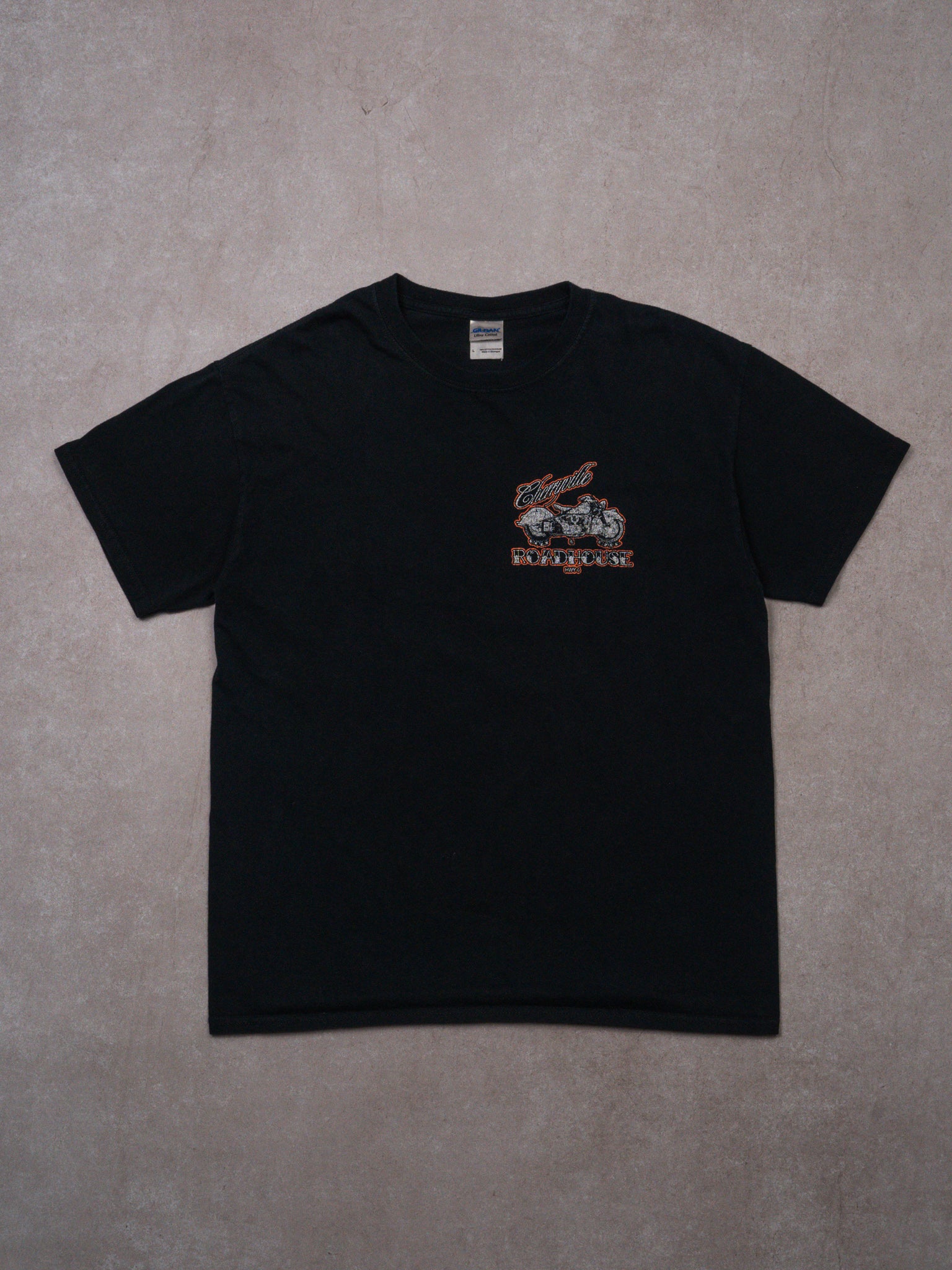 Vintage Black Cherryville Road House Tee (M/L)