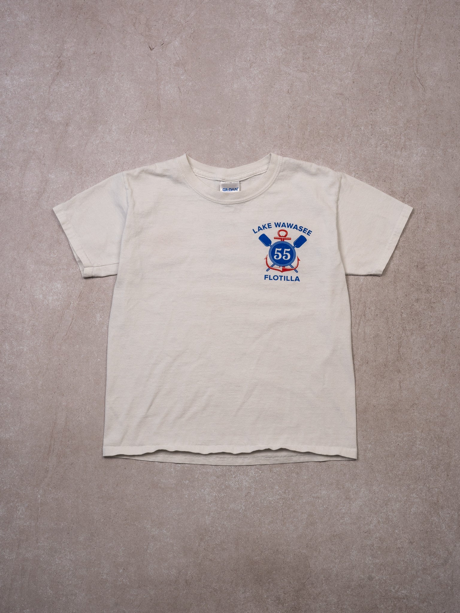 Vintage 90s Lake Wawasee Flotilla Baby Tee (XS)