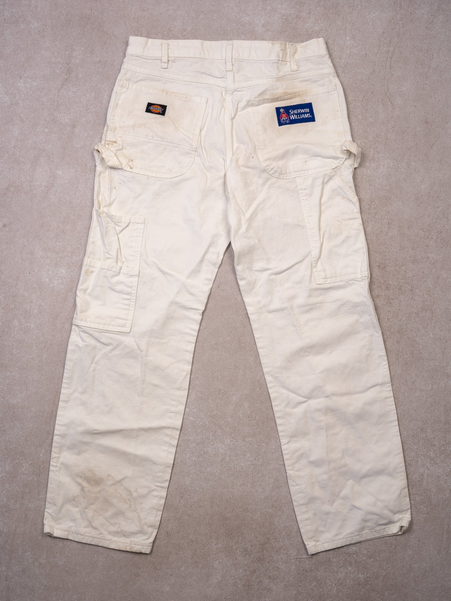 Vintage White Paint Splashed Dickies x Sherwin Williams Cargo Pants (32 x 30)