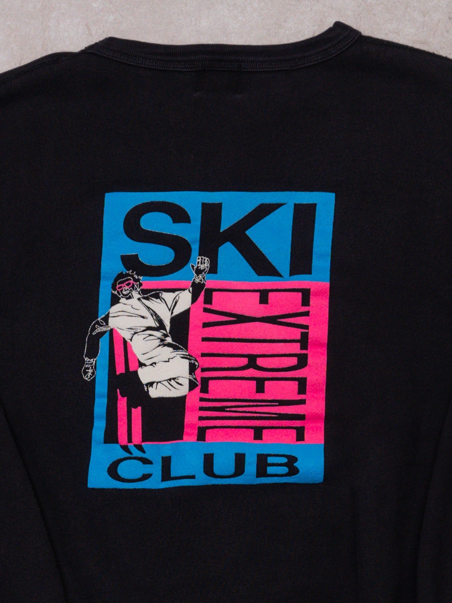 Vintage 90s Black Ski Extreme Club Crewneck (M)