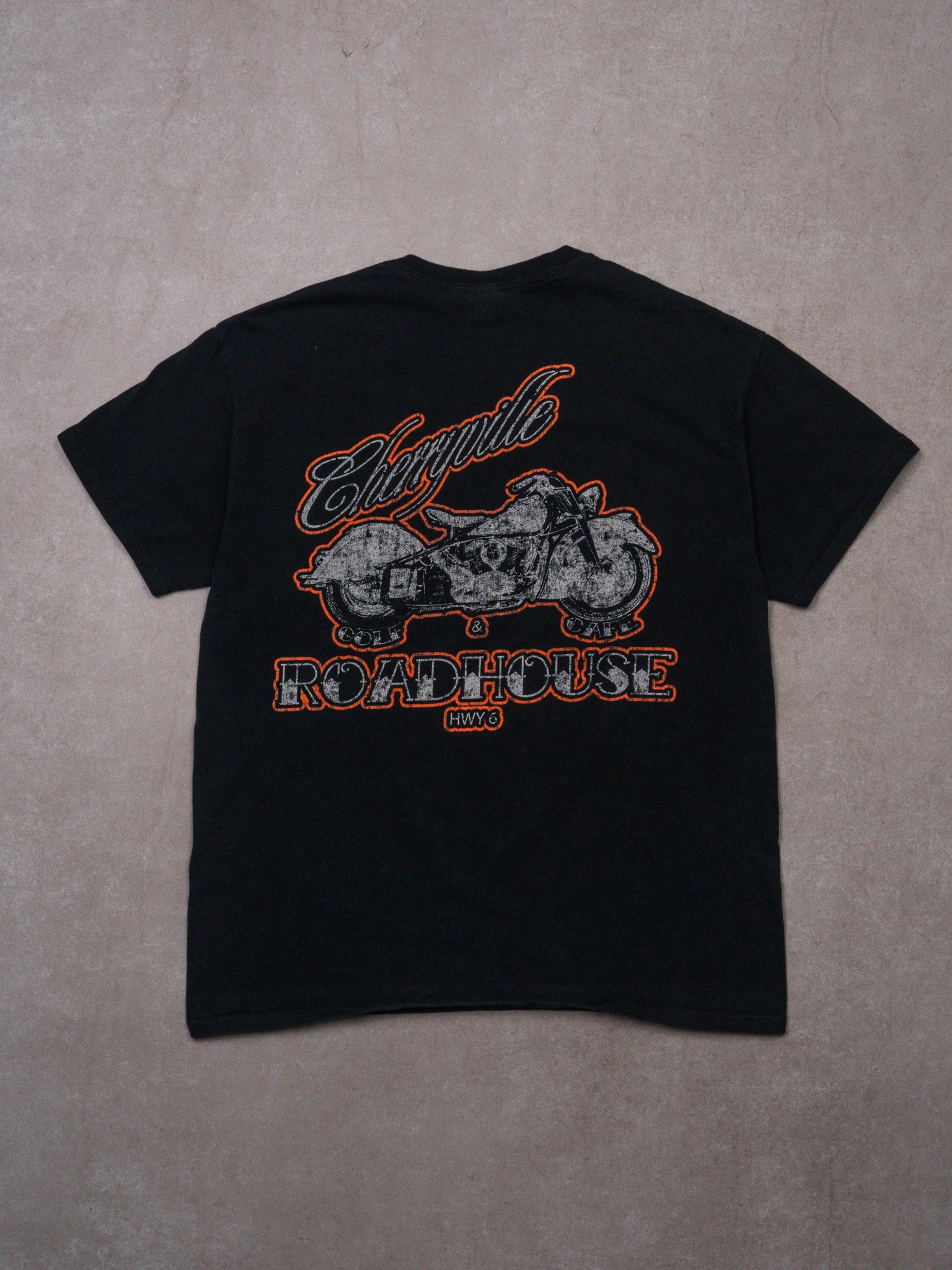 Vintage Black Cherryville Road House Tee (M/L)