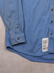 Vintage Rugged Baby Blue Carhartt FR Button Up (XL)