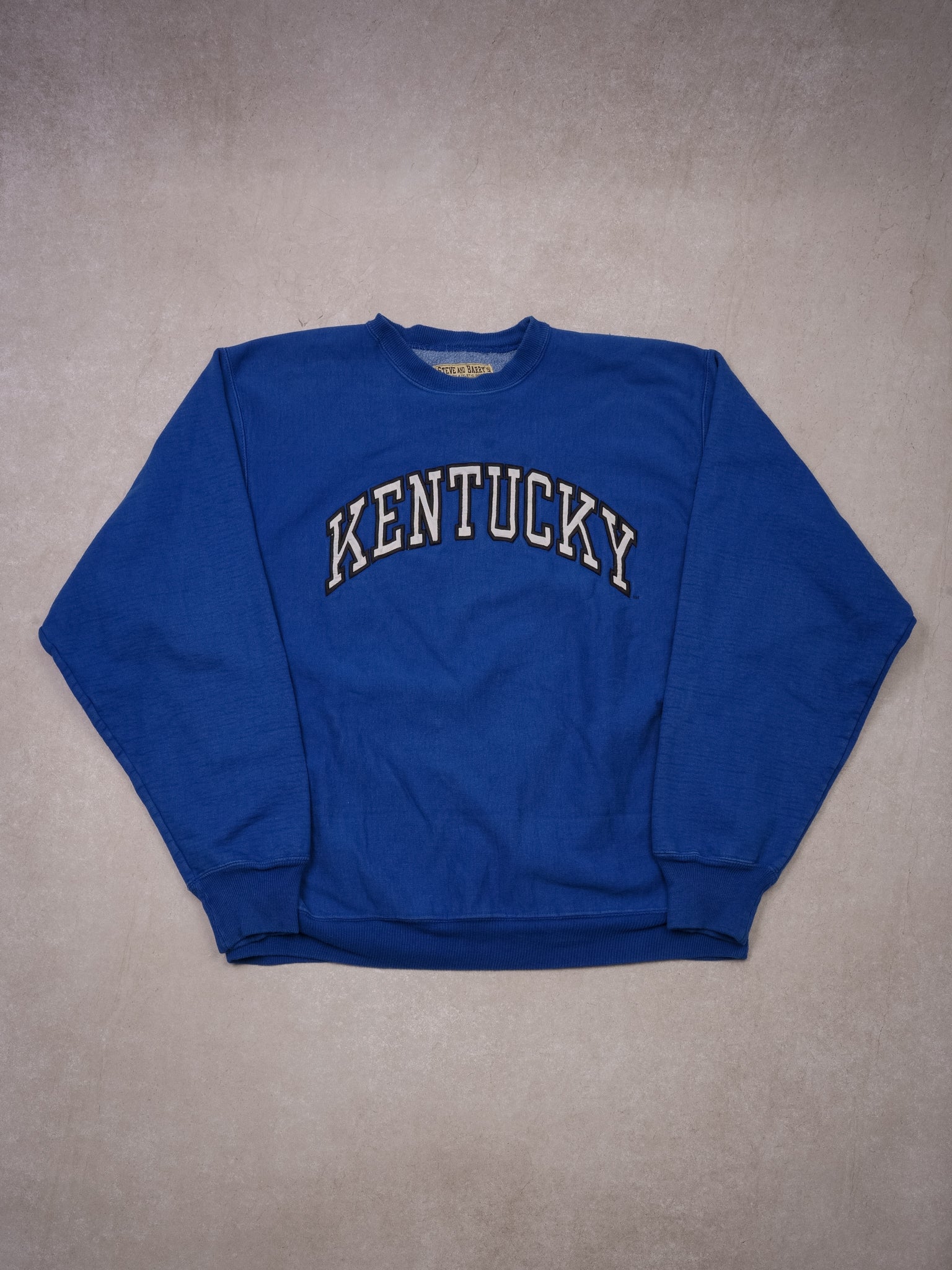Vintage 90s Blue Kentucky Wildcats Blue Reverse Weave Crewneck (L)